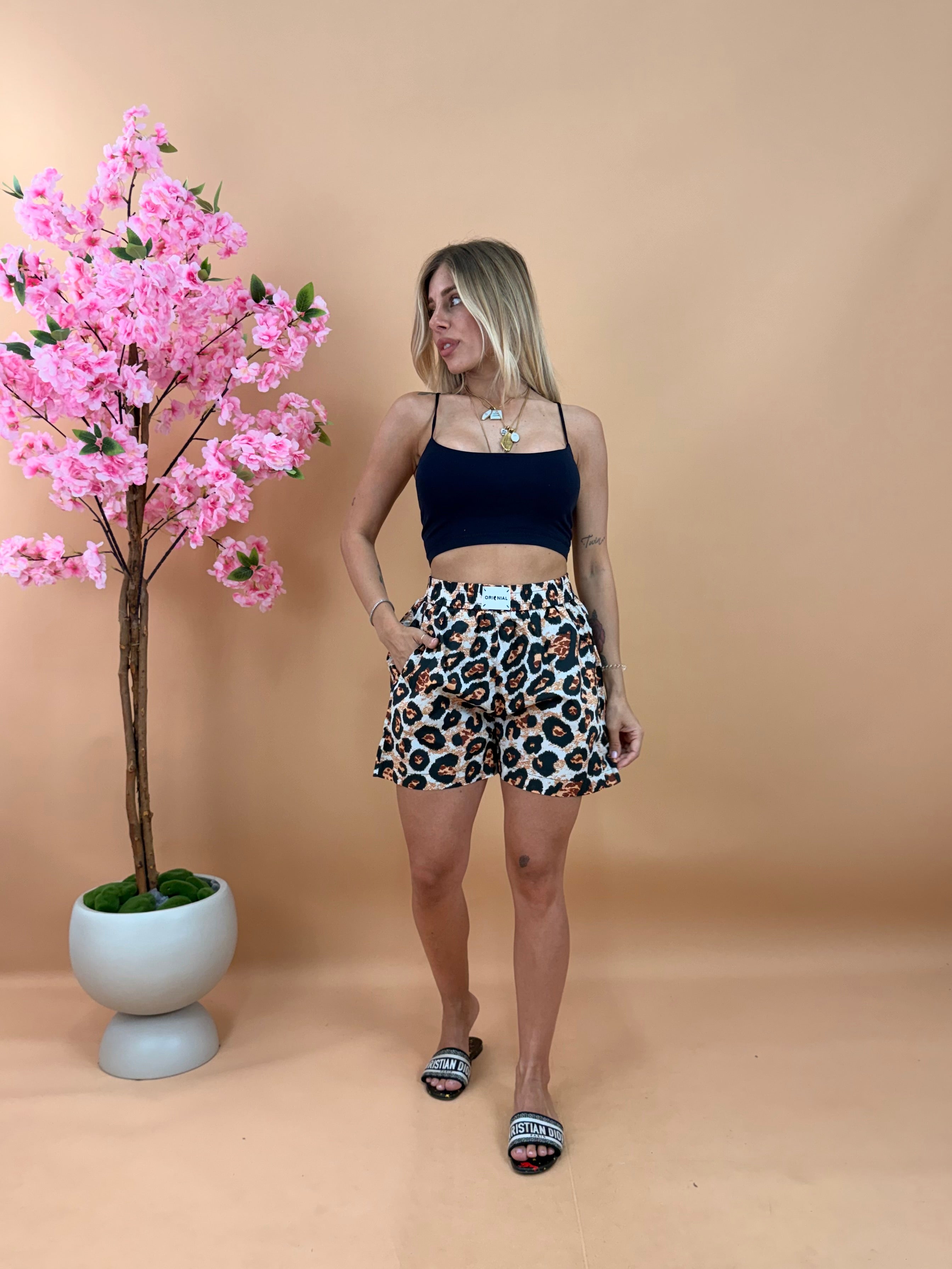 MINI SHORTS FANTASY ANIMALIER