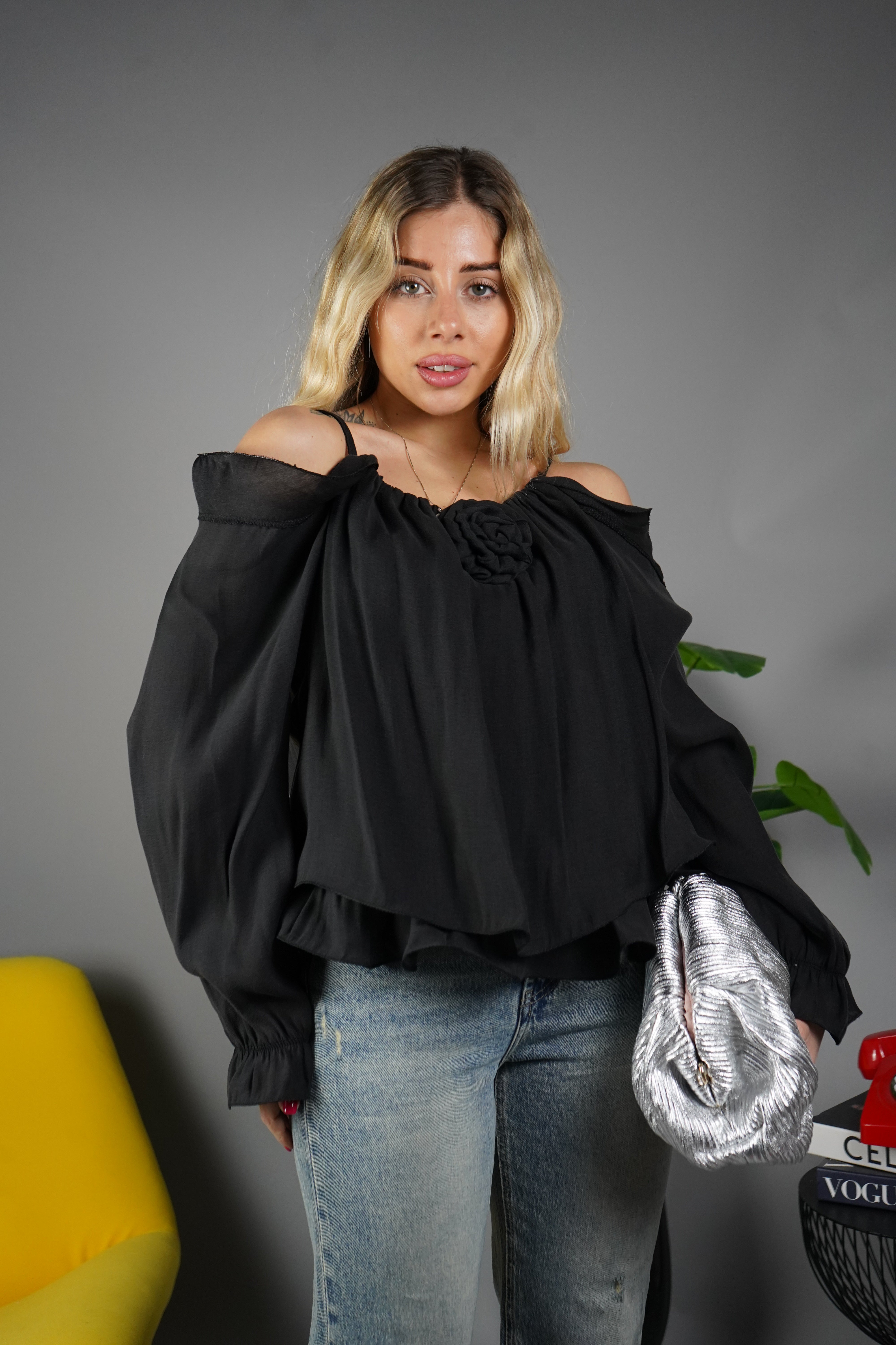 MAGLIA ROSMERY NERA