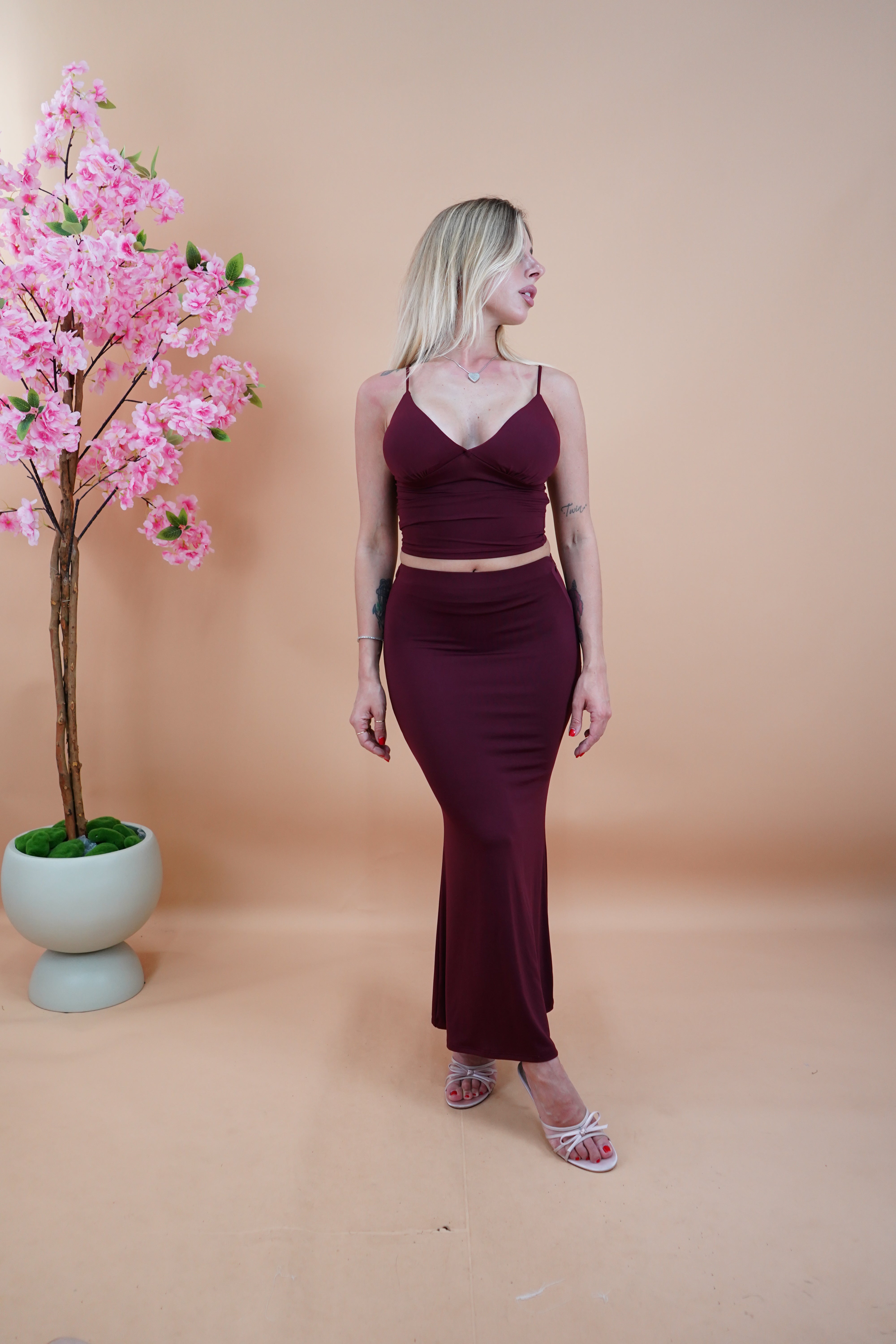 COORDINATO ALICE BORDEAUX