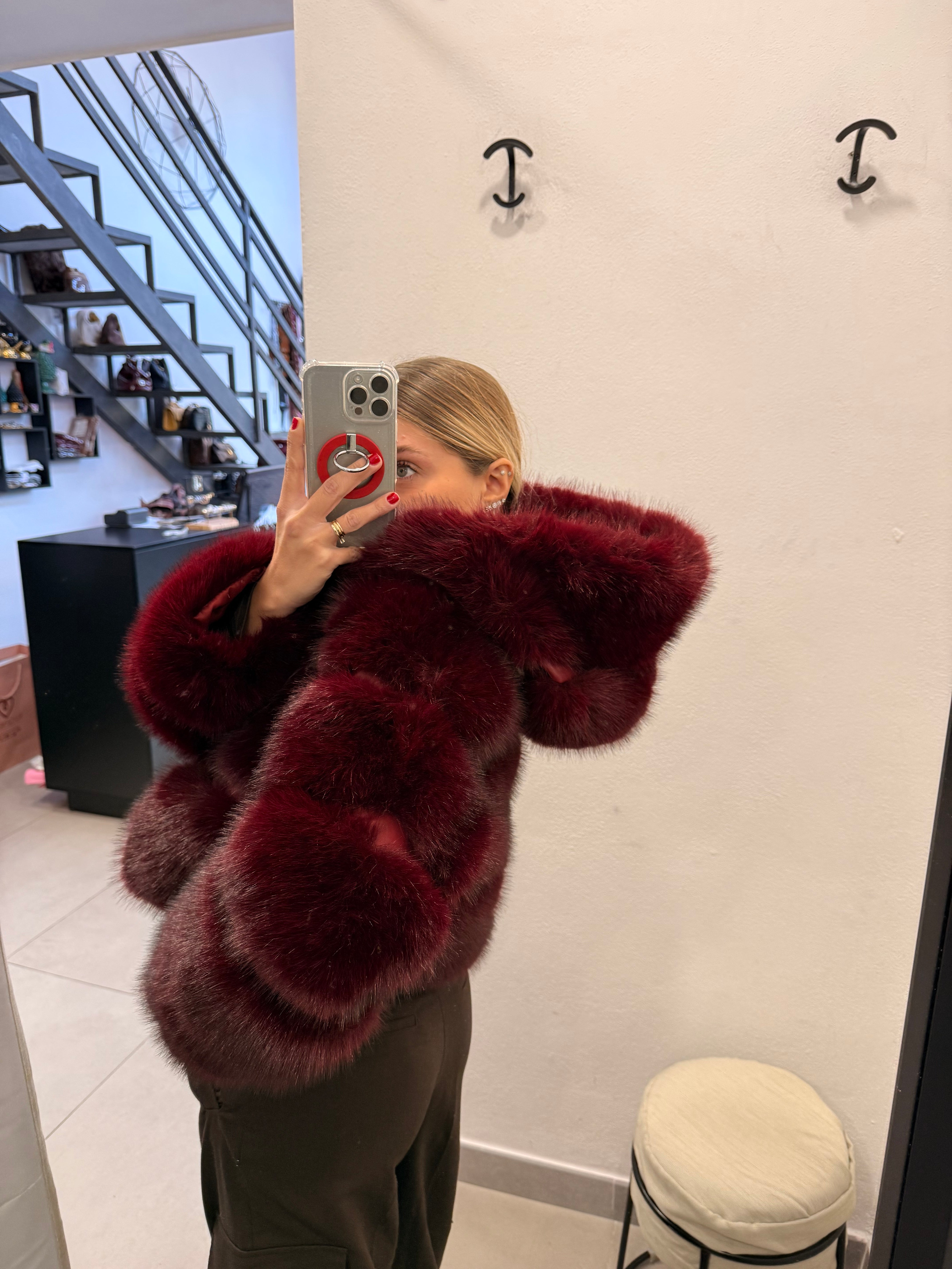 PELLICCIA LUXURY CROP BORDEAUX