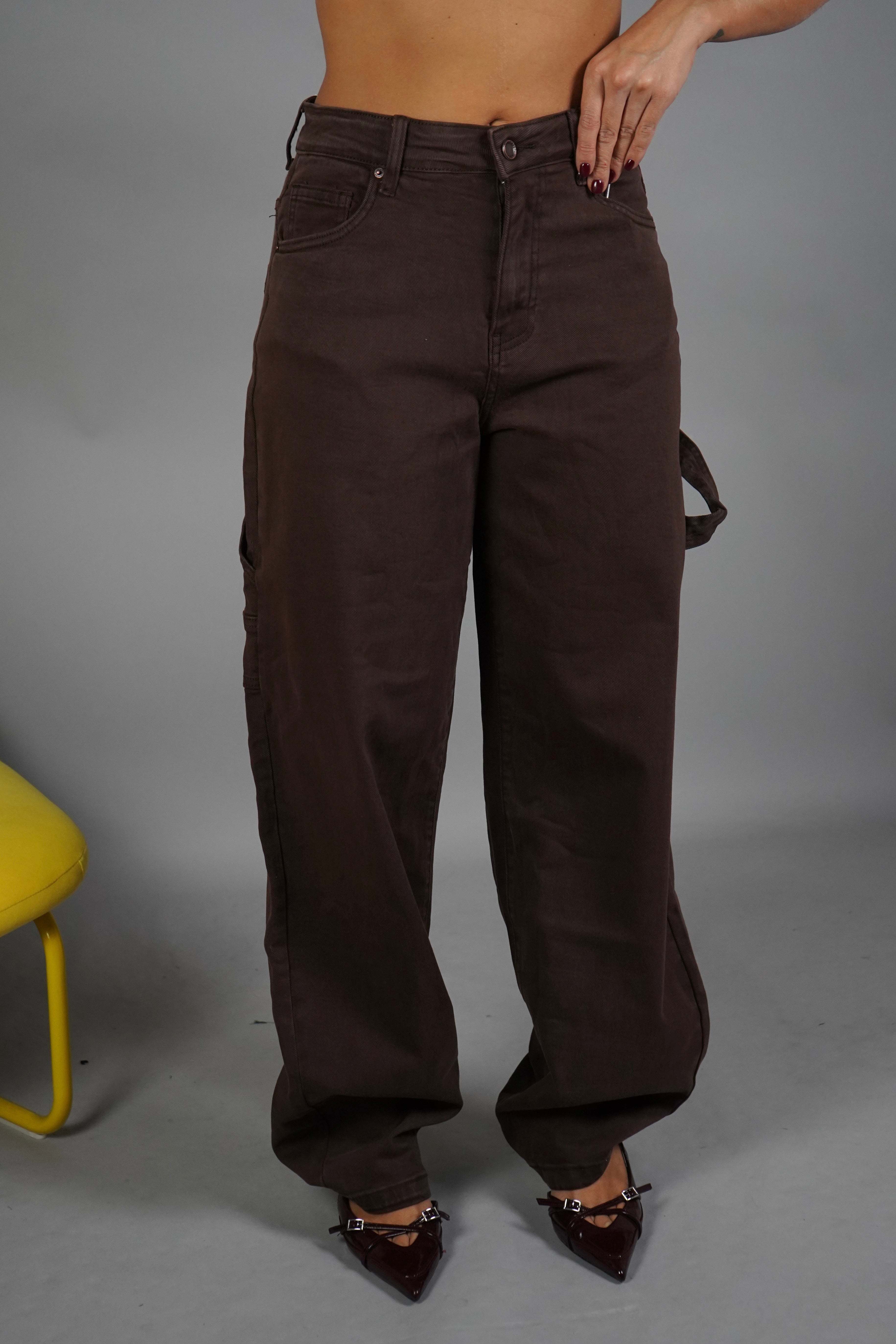 JEANS CARPENTER MARRONE