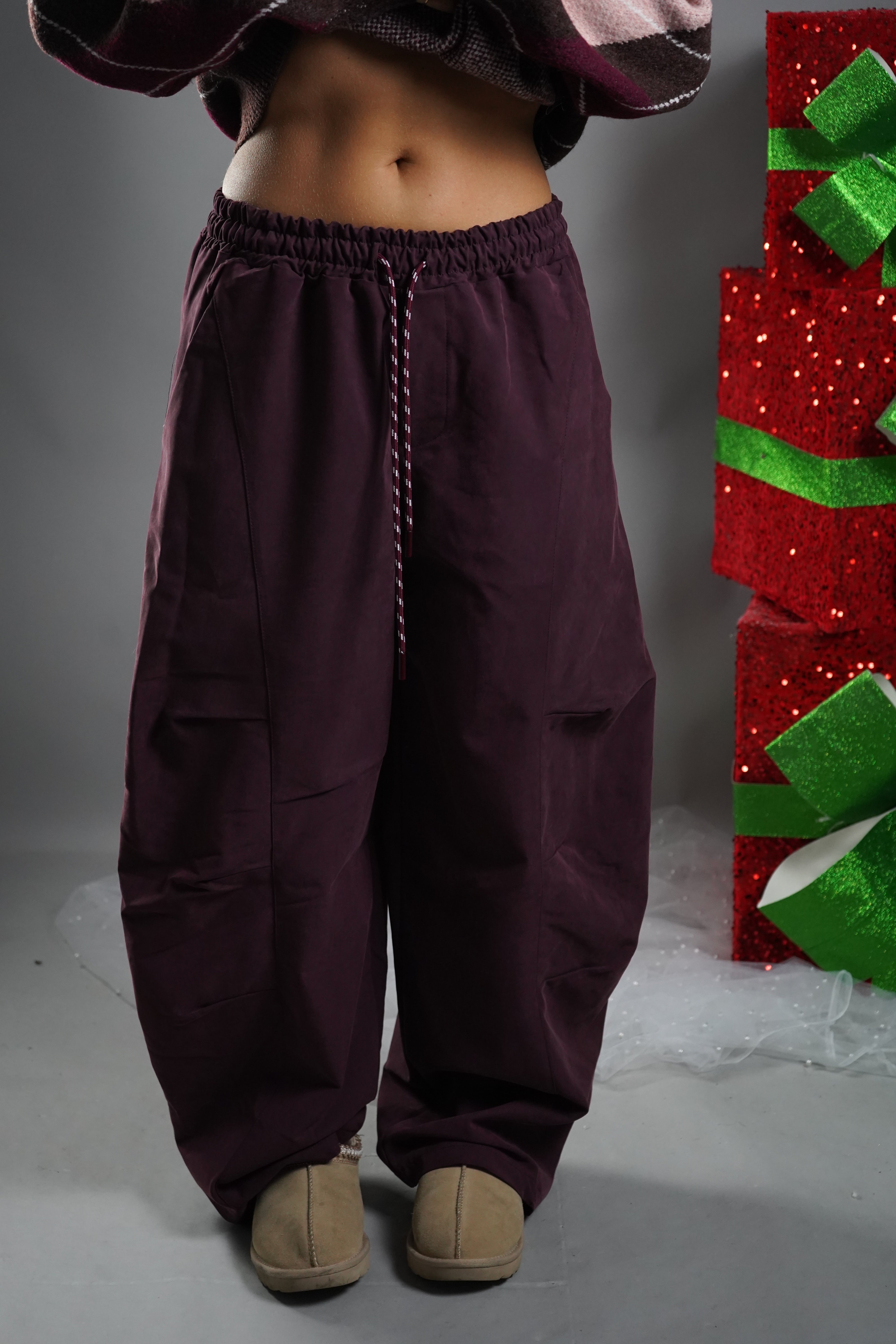 PANTALONE BALLON PRUGNA