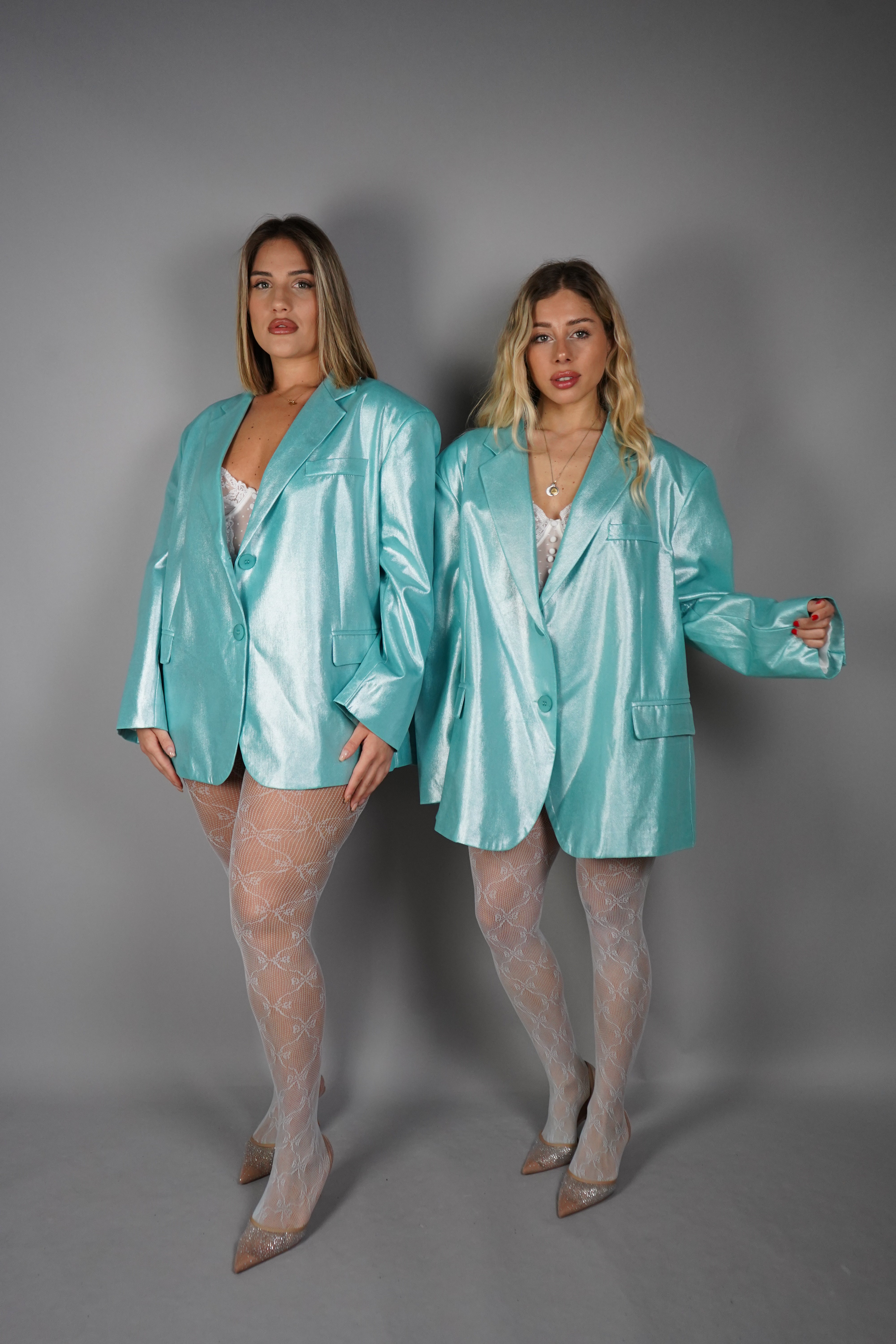 BLAZER OVERSIZE ACQUAMARINA BY LUMINA