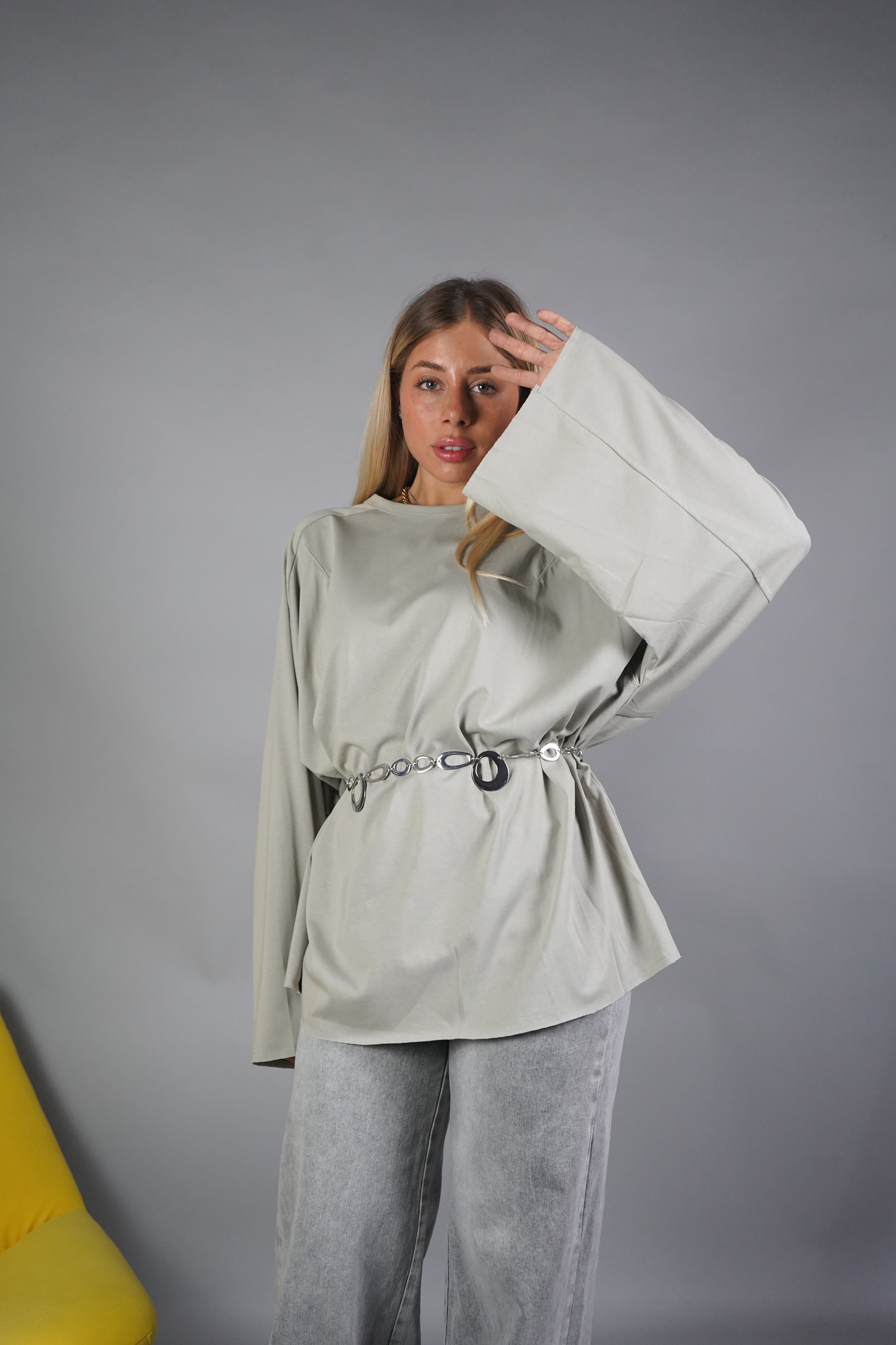 T-SHIRT LONG SLEEVE GHIACCIO