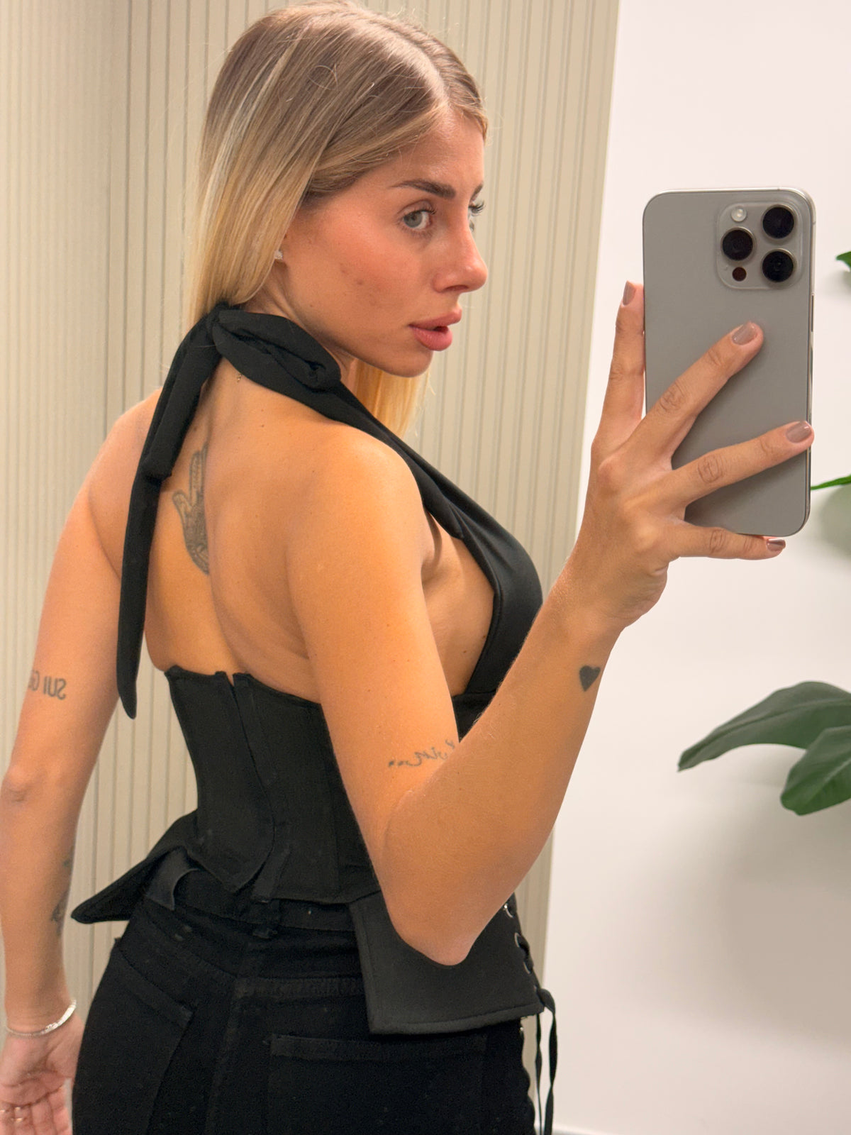 TOP BRIGIDA NERO