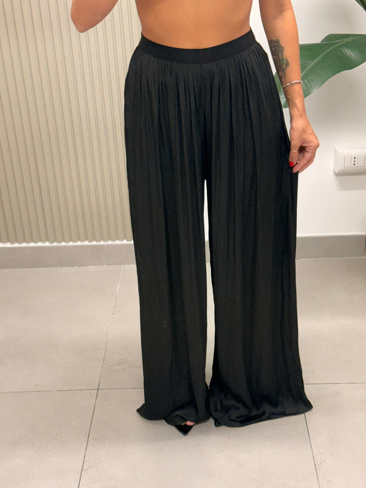 PANTALONE SOFT IN RASO