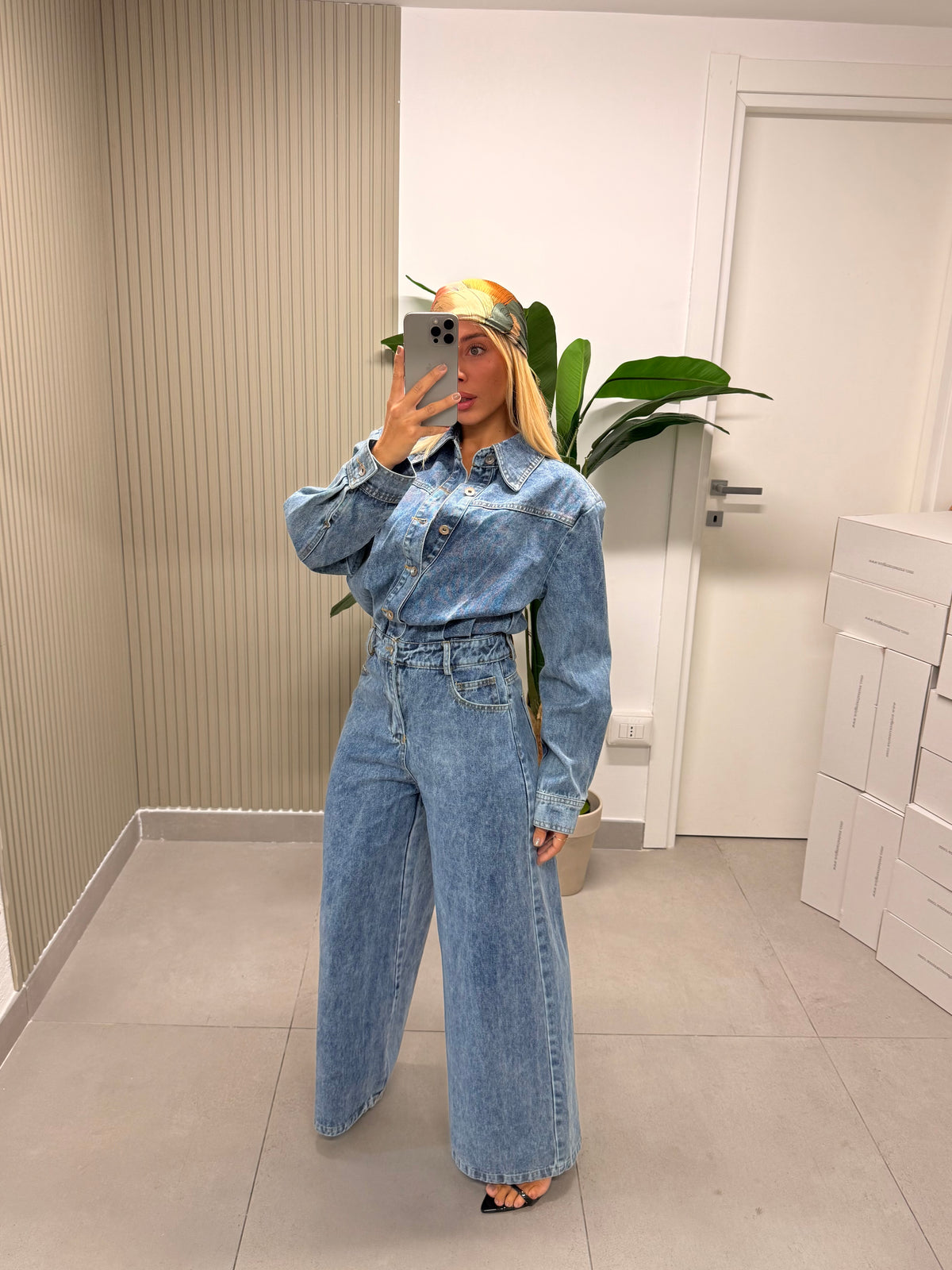 JUMPSUIT DENIM CON SPALLINE