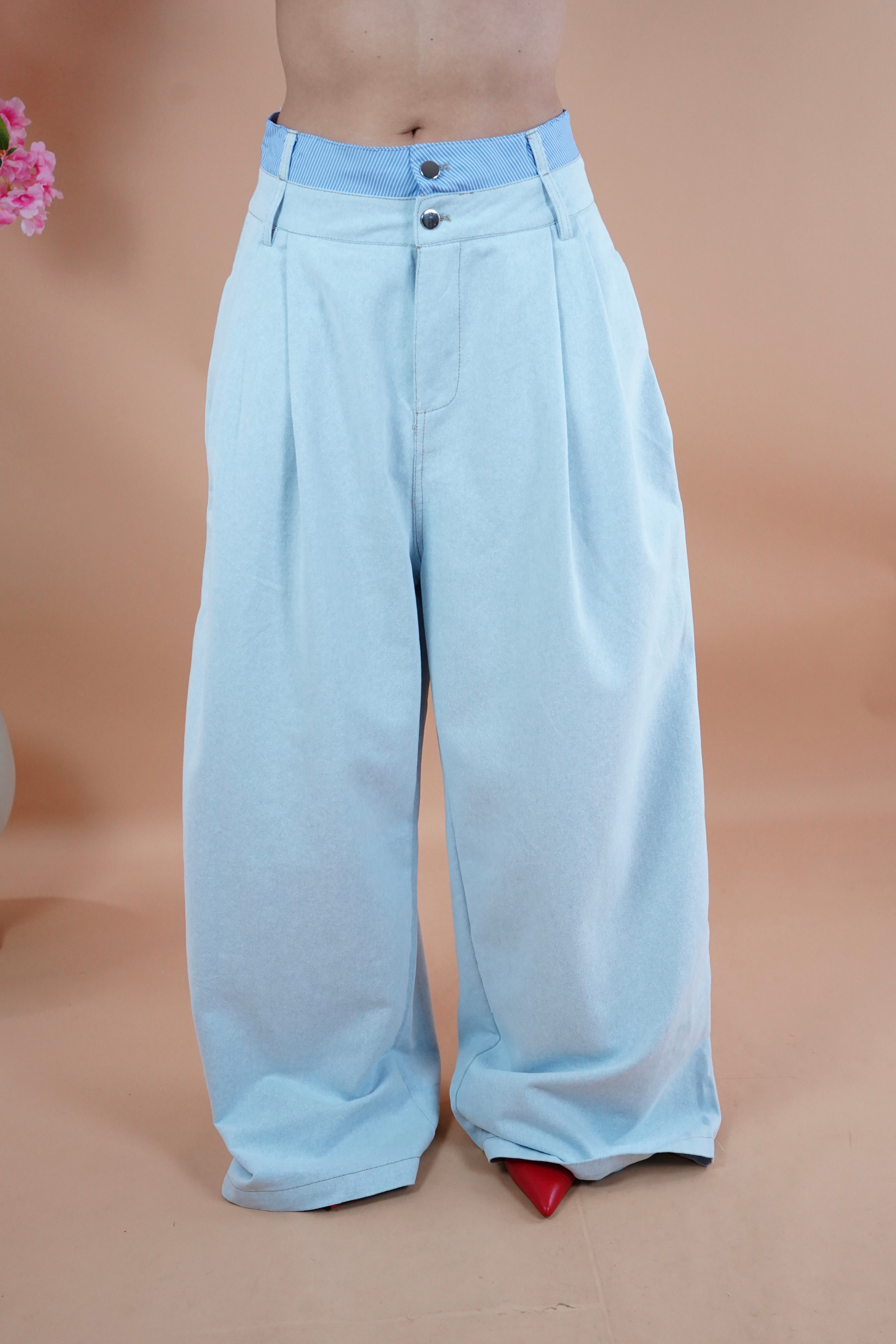 COORDINATO MARIKA DENIM CHIARO