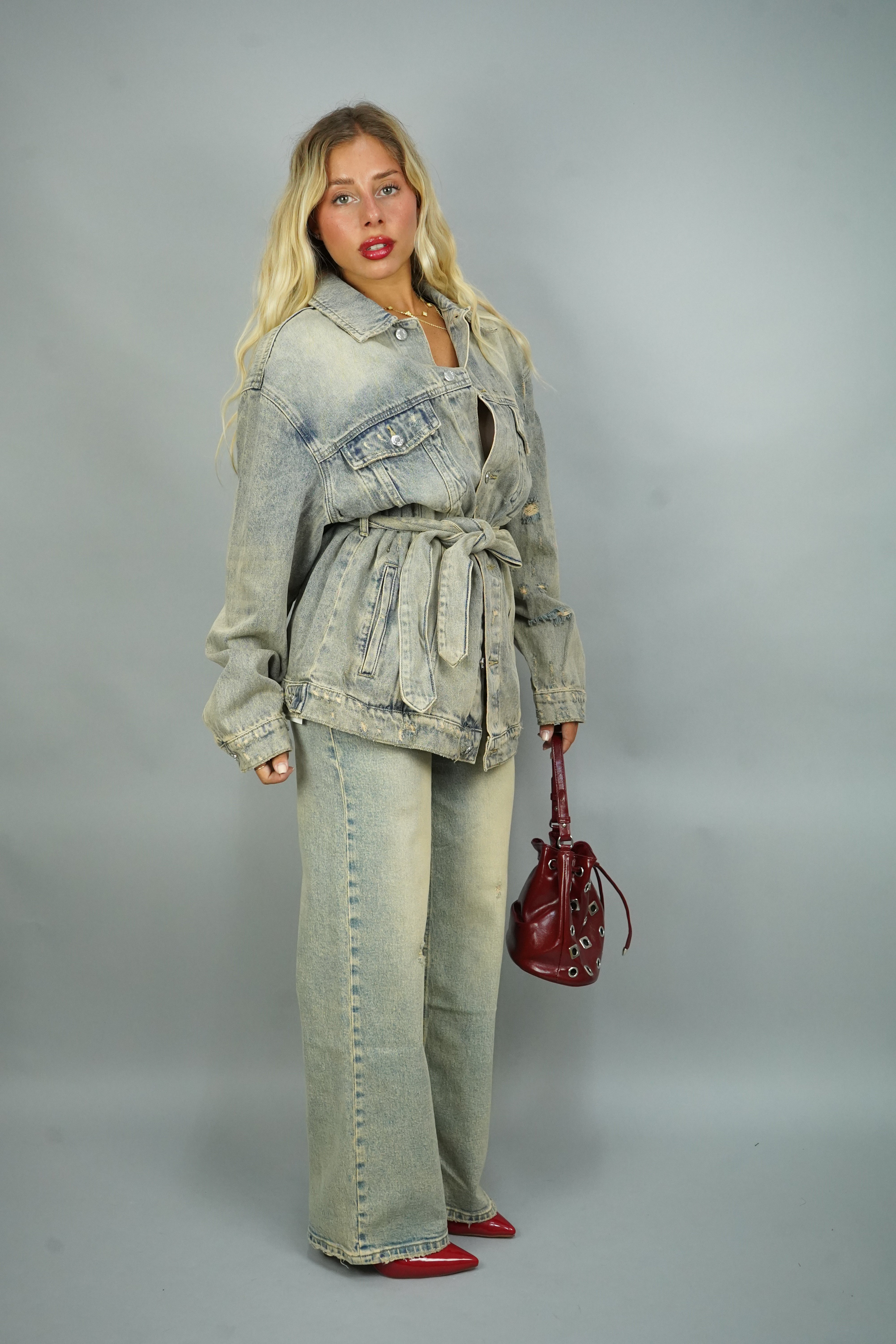 COORDINATO DENIM SABBIA