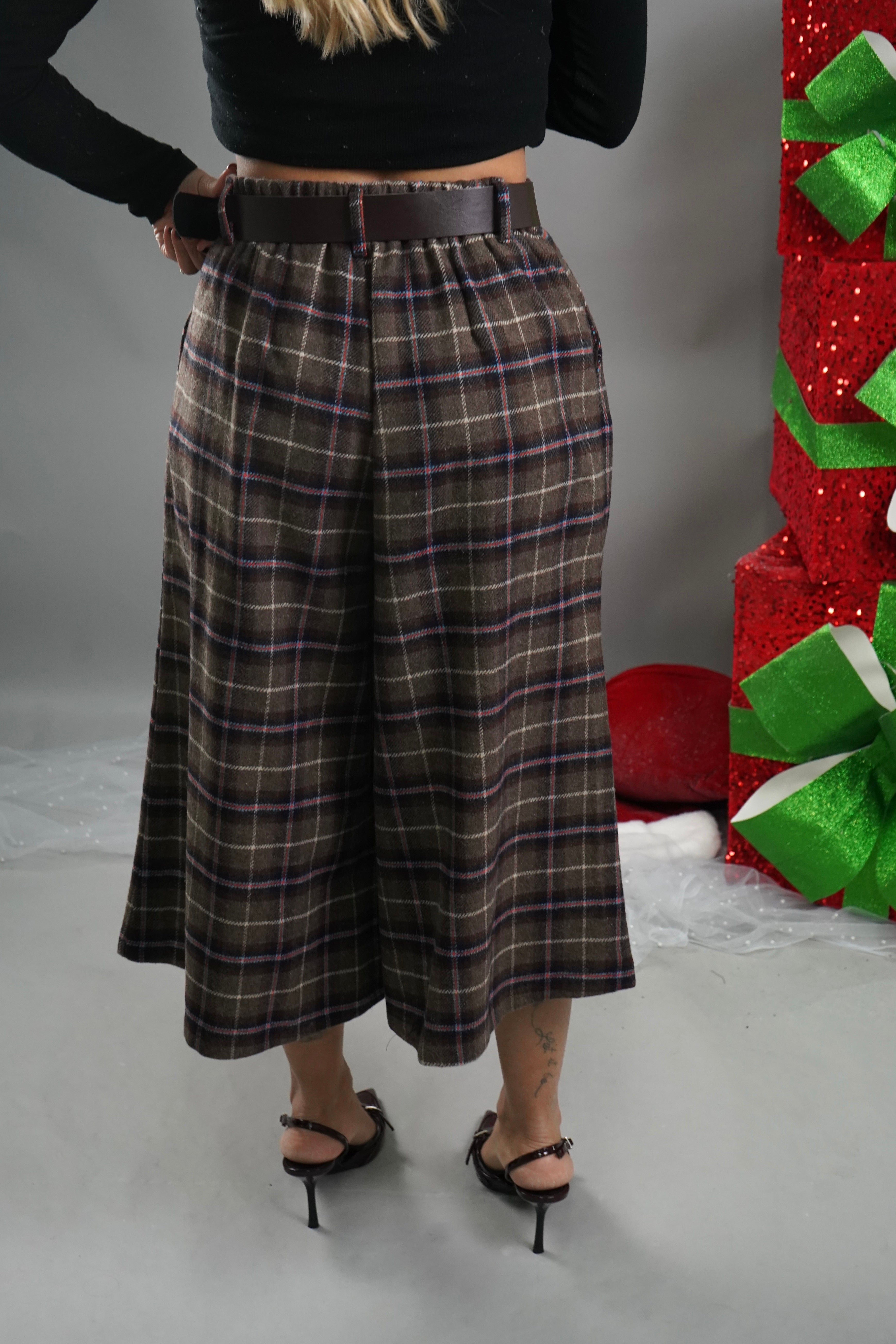 COORDINATO QUADRI VERDE