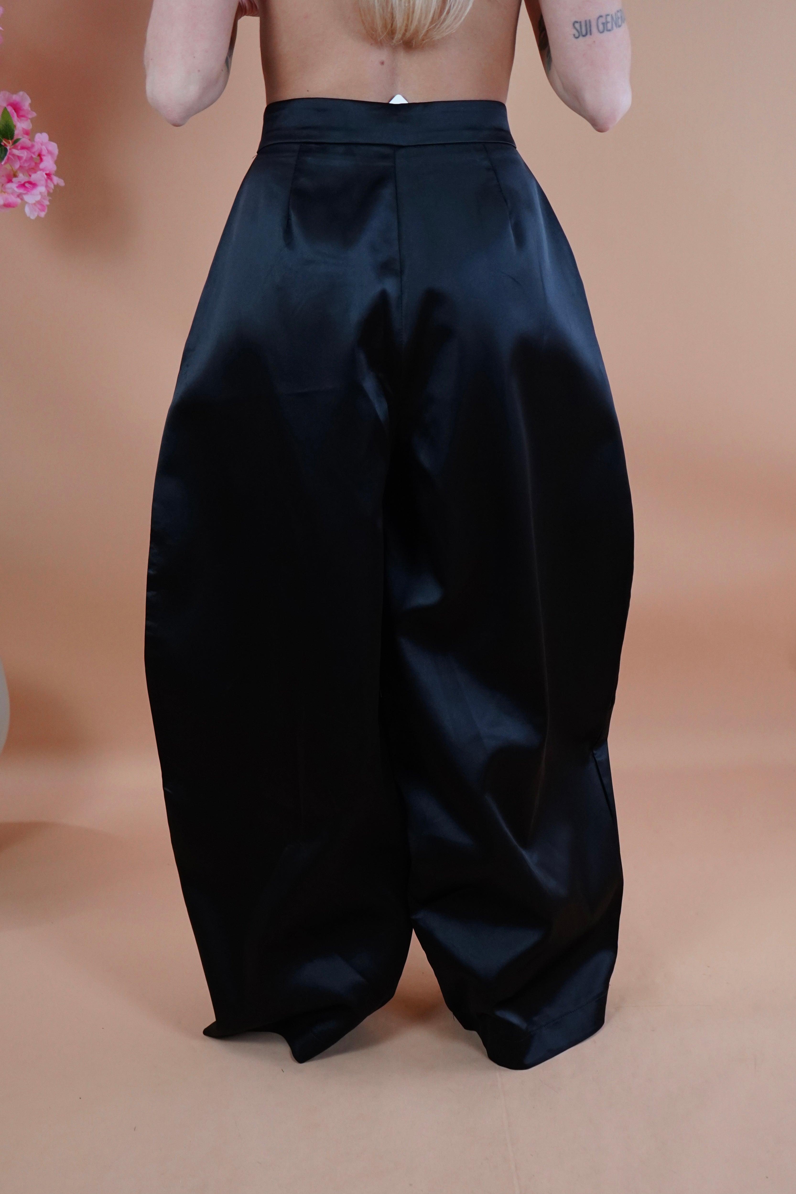 PANTALONE BALLON RASO NERO