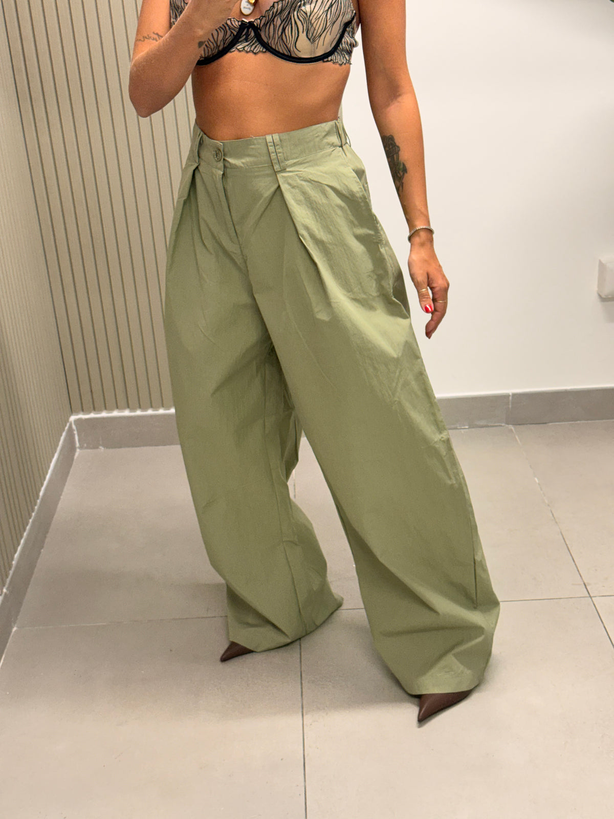 PANTALONE GIADA VERDE