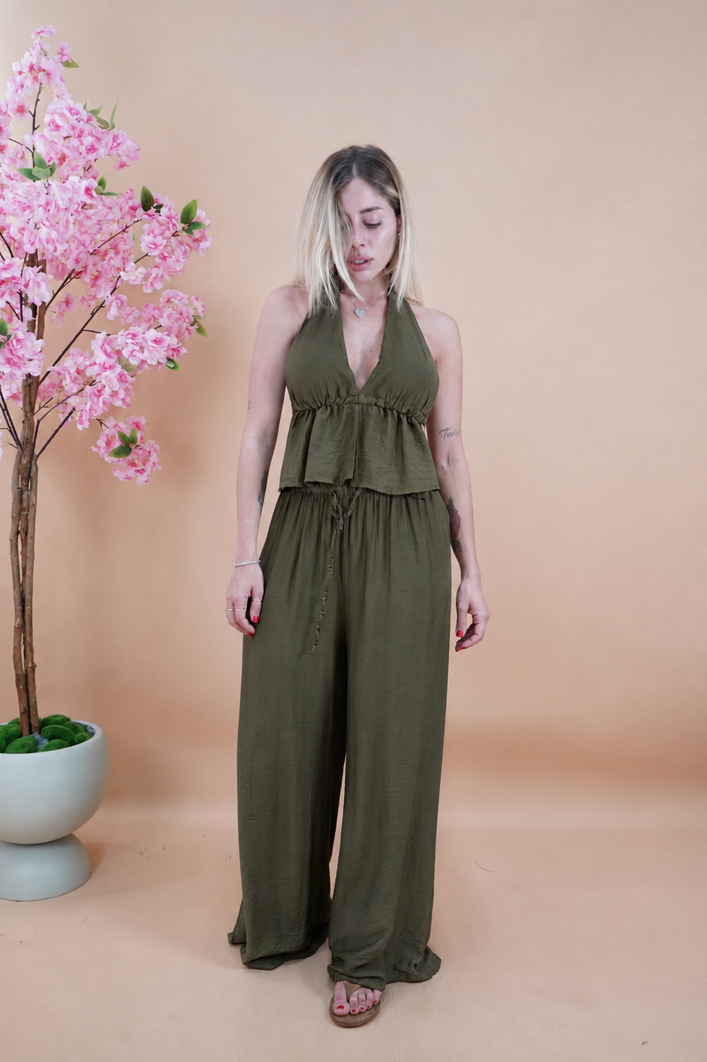 COORDINATO CITY VERDE MILITARE