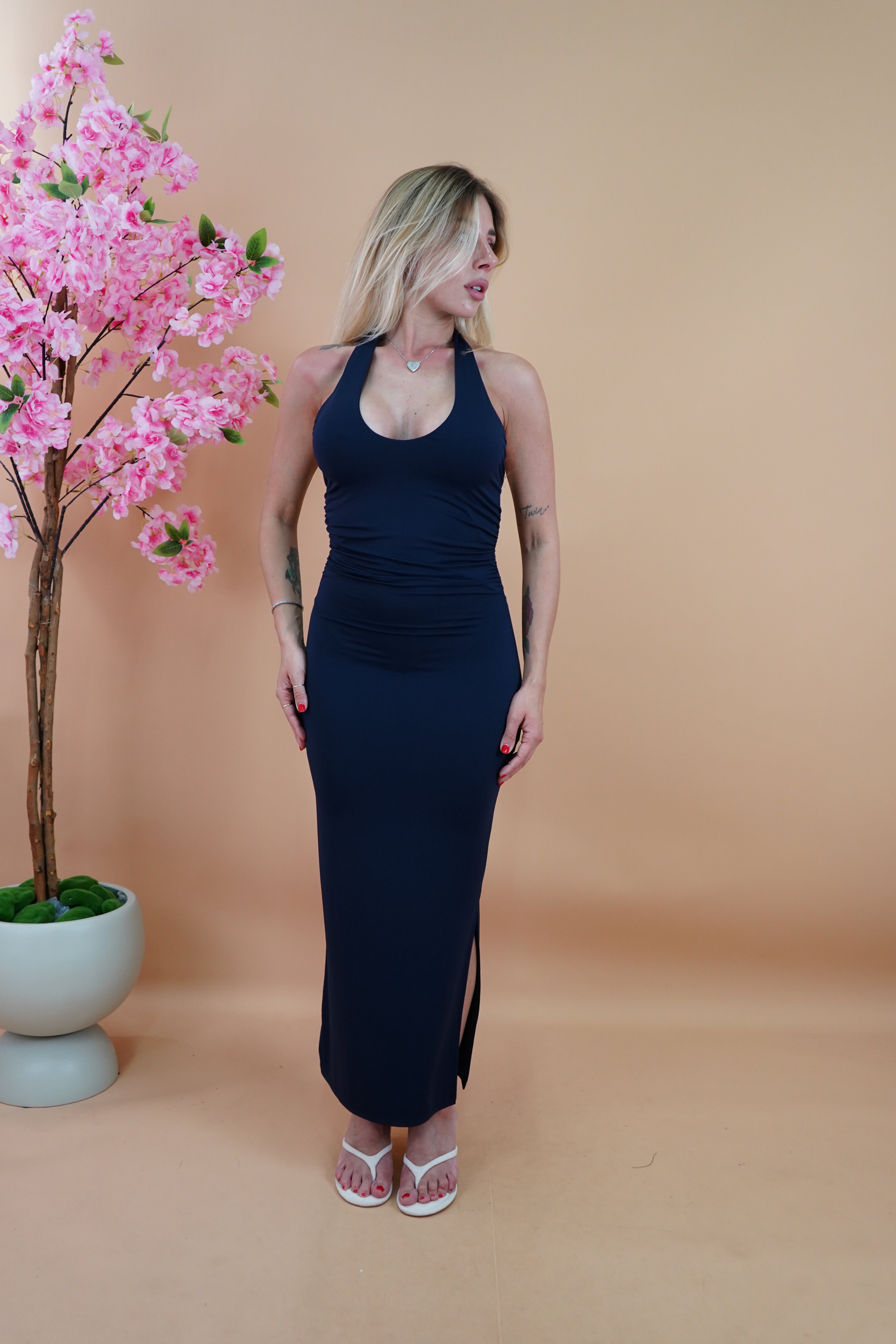 LONG DRESS ILARIA BLU