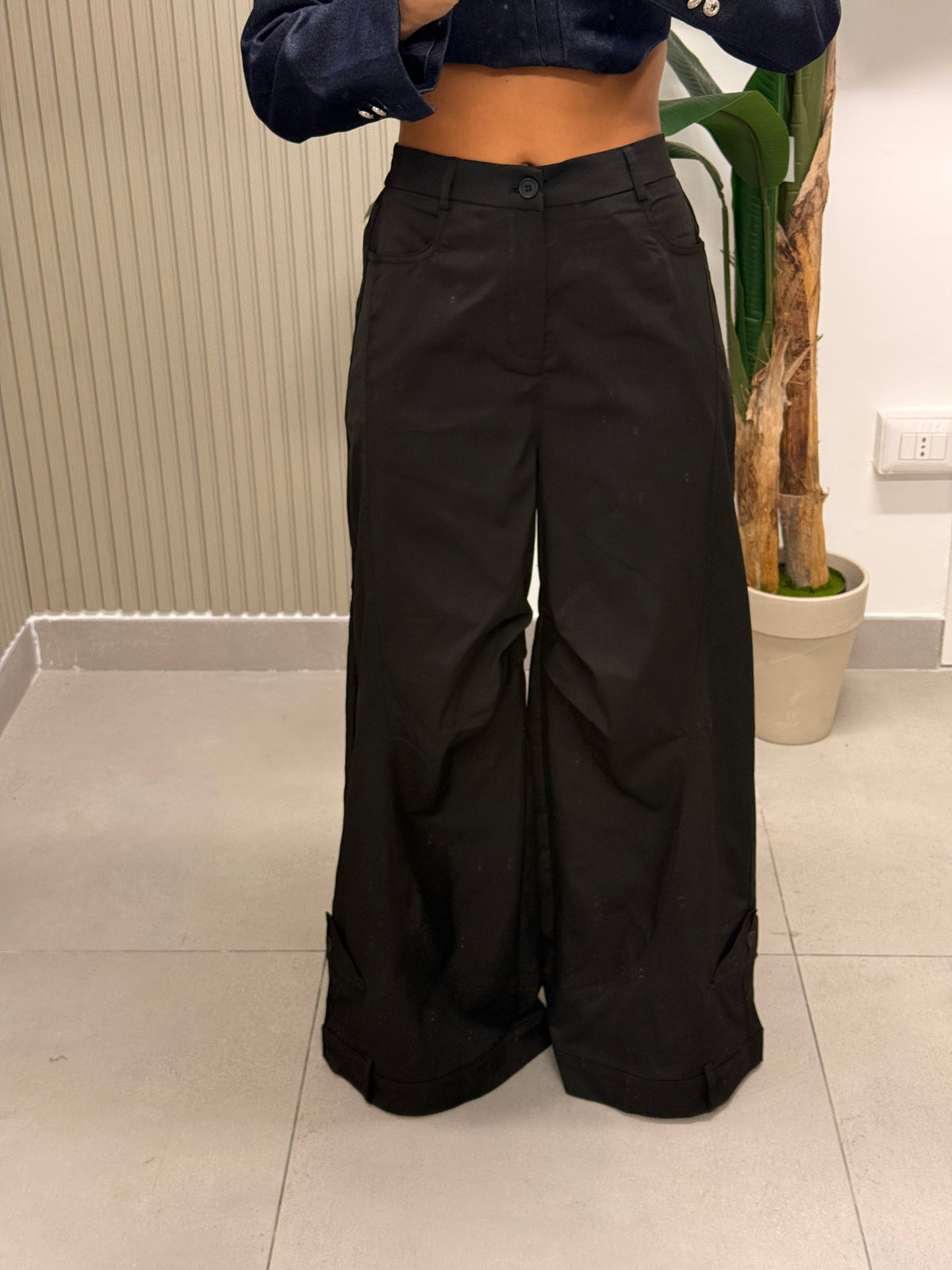 PANTALONE MICHELA NERO