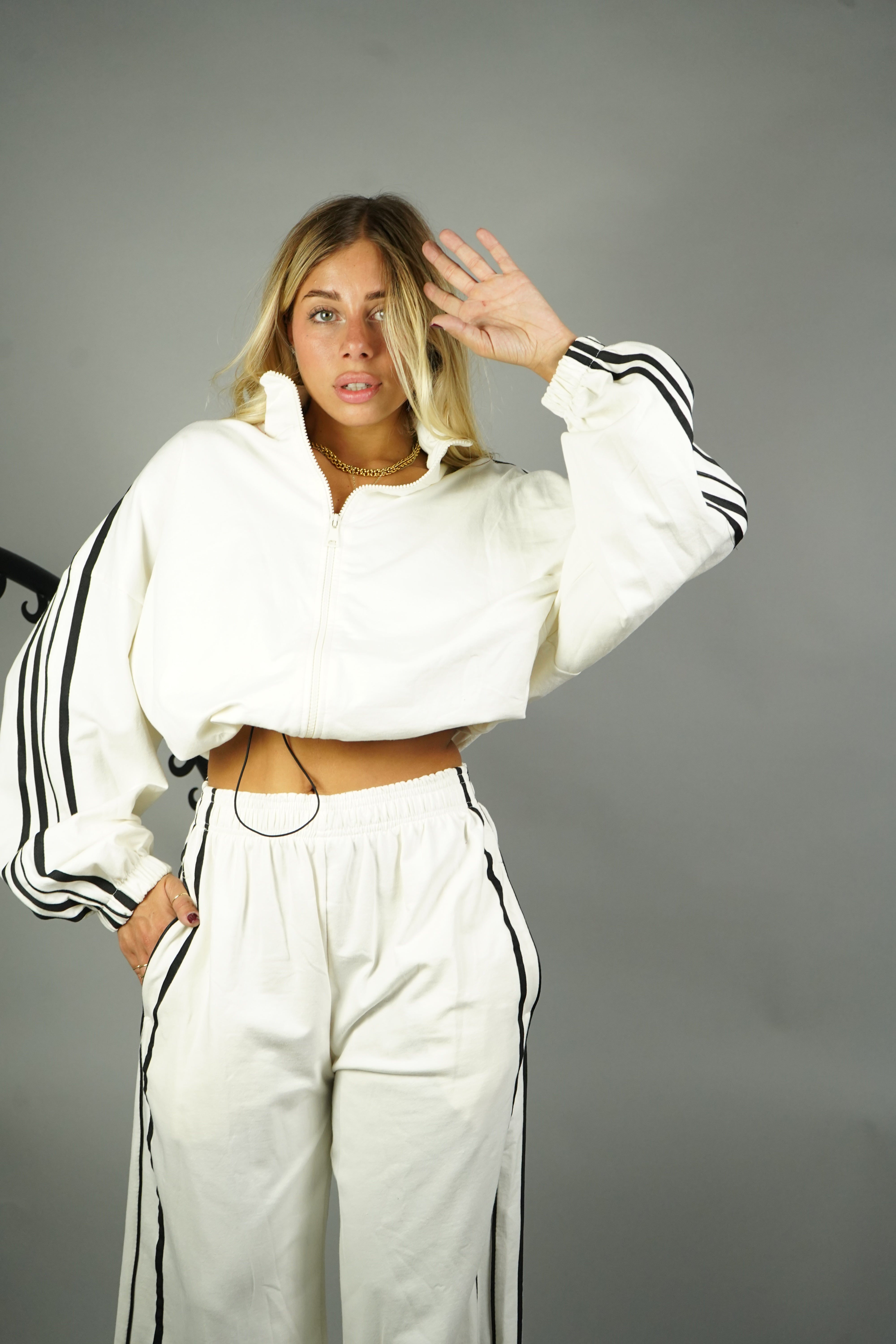 COORDINATO TUTA DAISY BIANCO