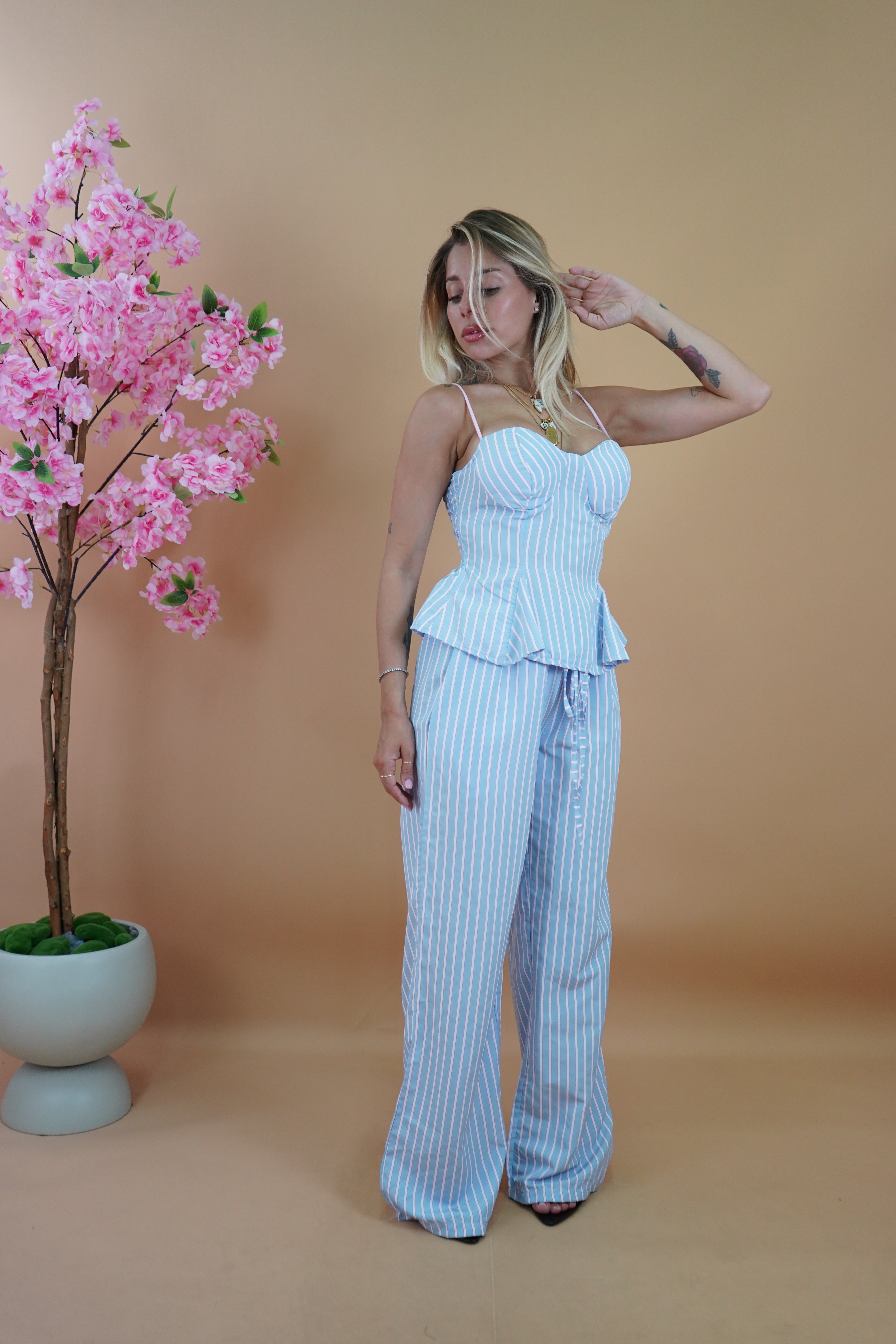 COORDINATO ALEXA AZZURRO