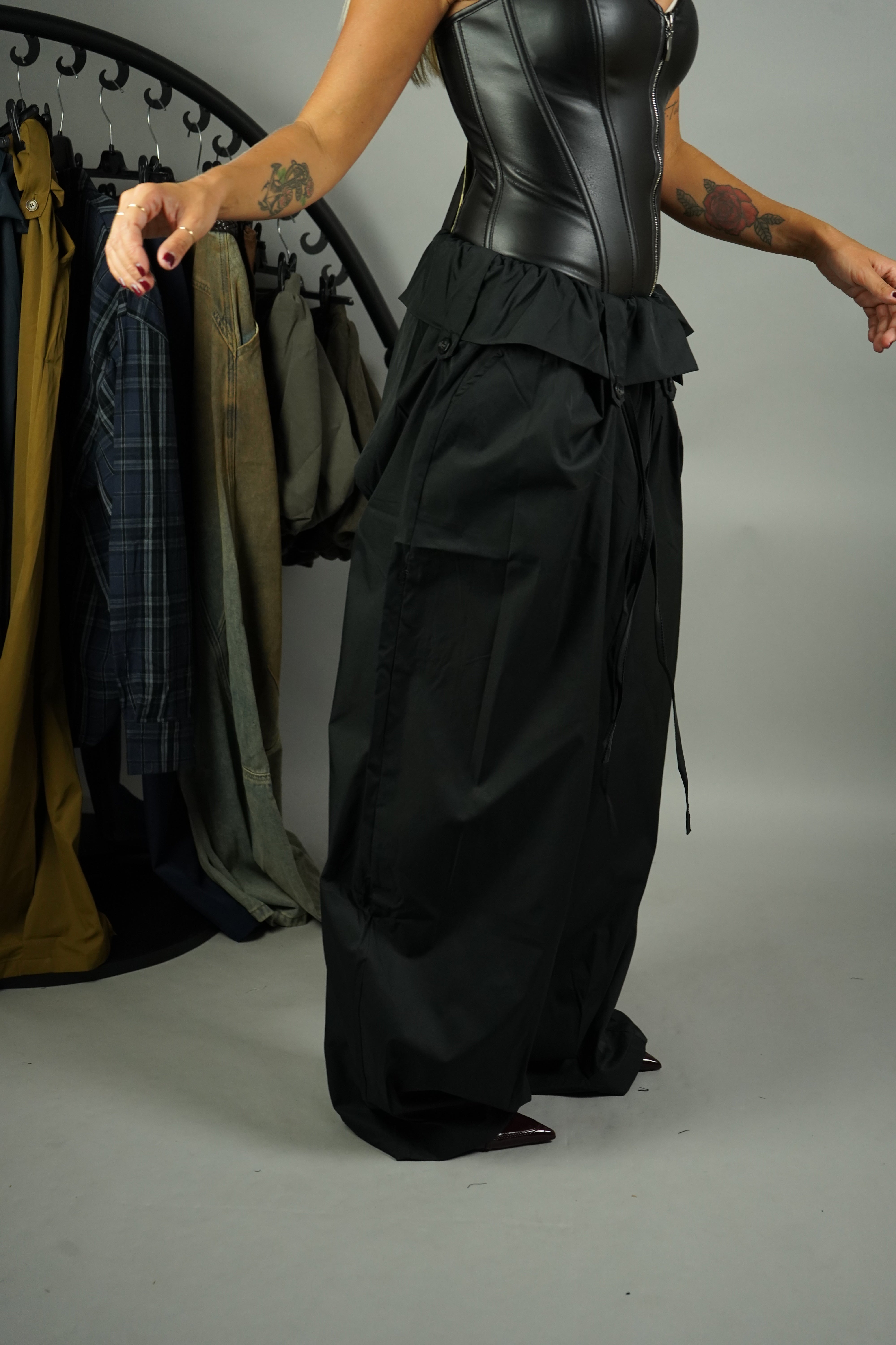 PANTALONE BALLON ARRICCIO NERO