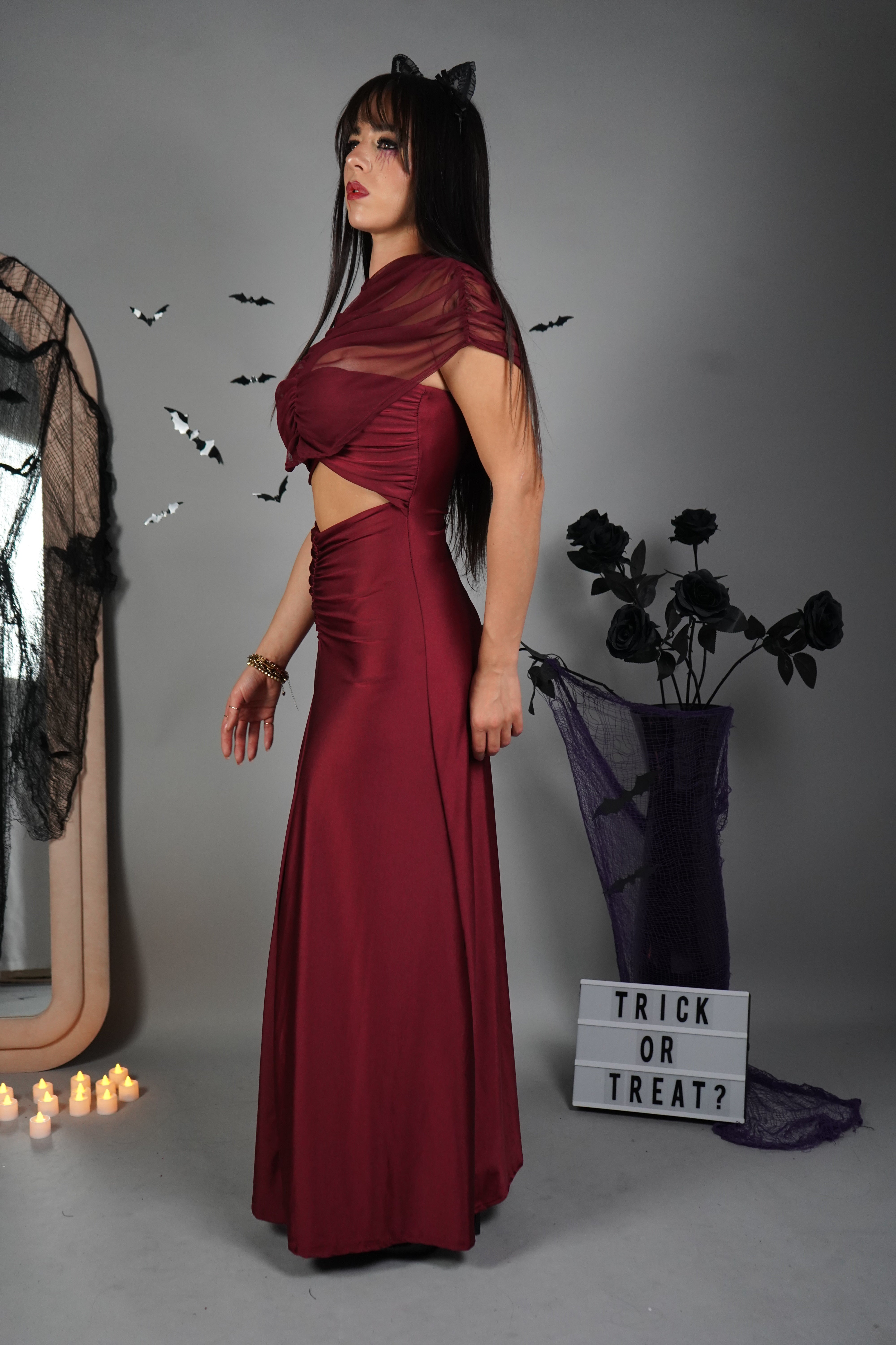 LONG DRESS MADAME BORDEAUX