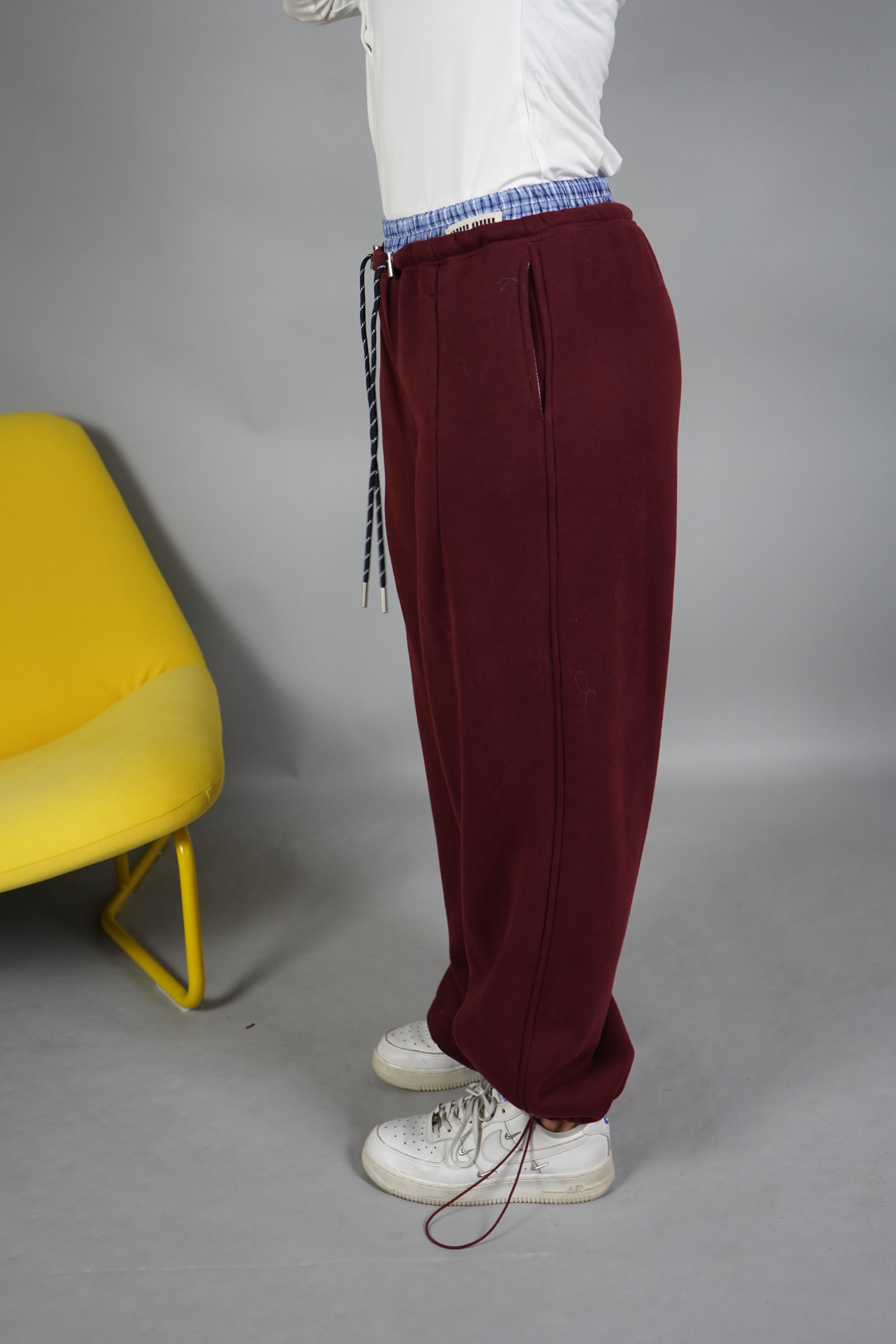 PANTALONE TUTA MIUMIIU BORDEAUX