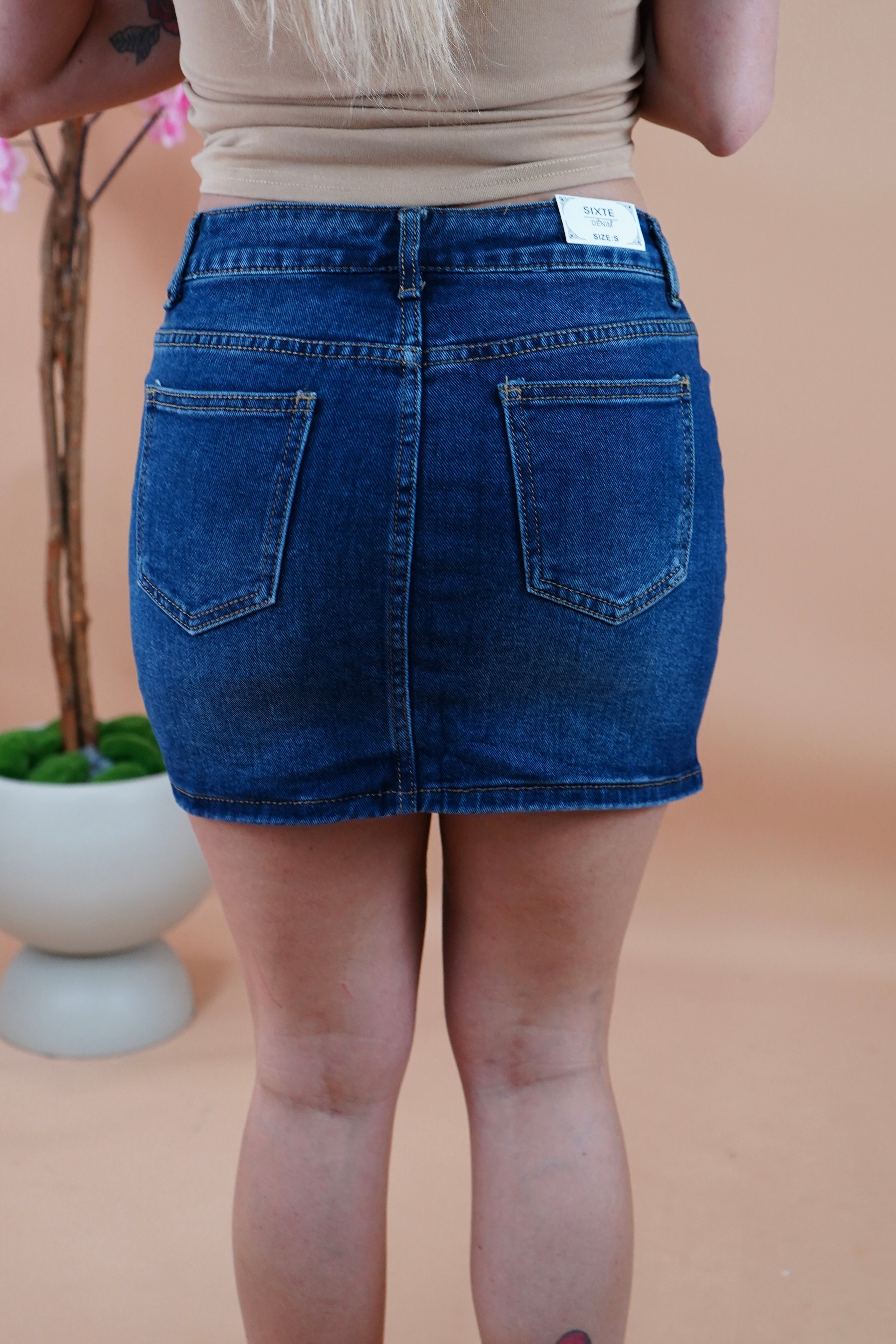 MINIGONNA DENIM LAVAGGIO ZERO