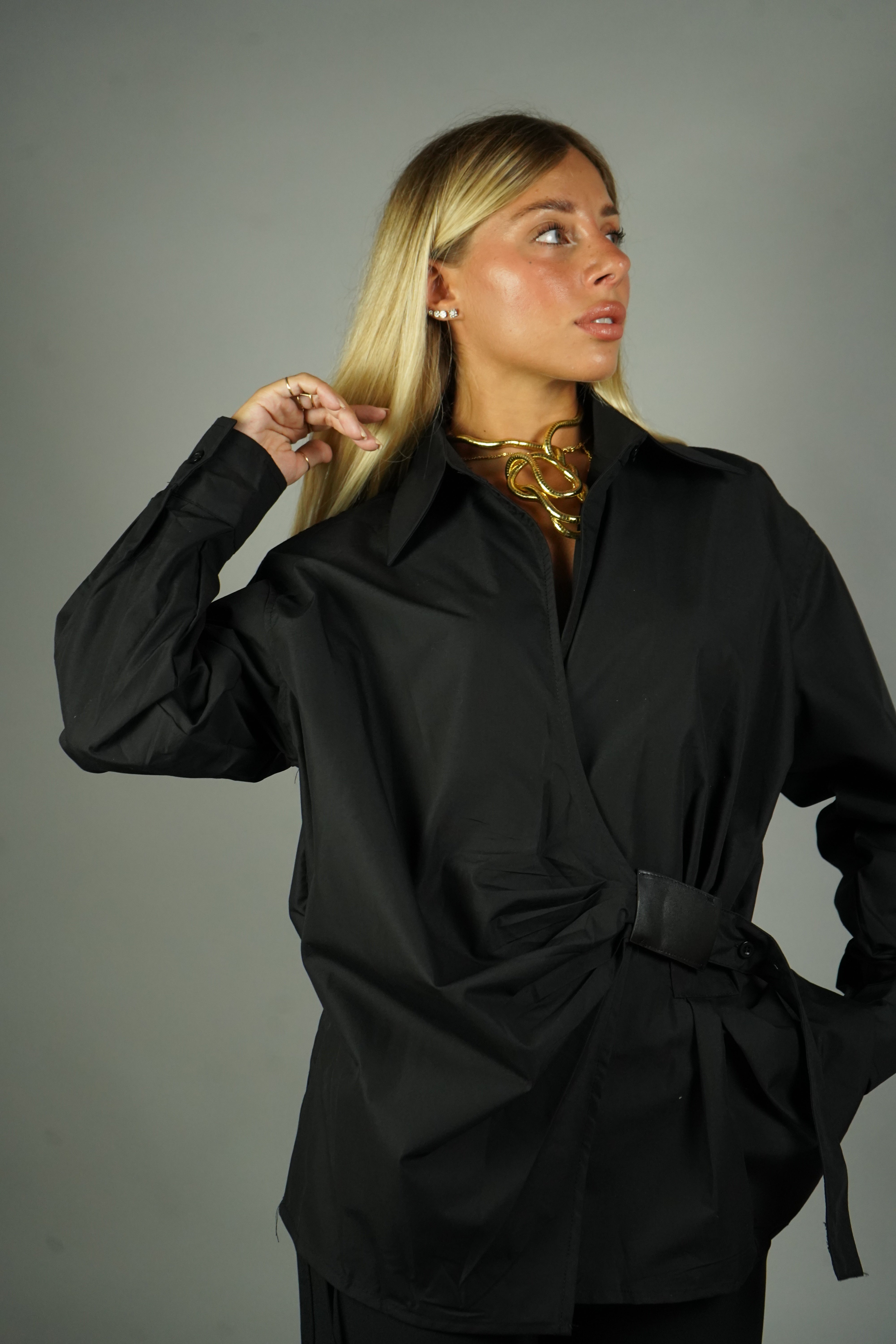 CAMICIA SERENA NERA
