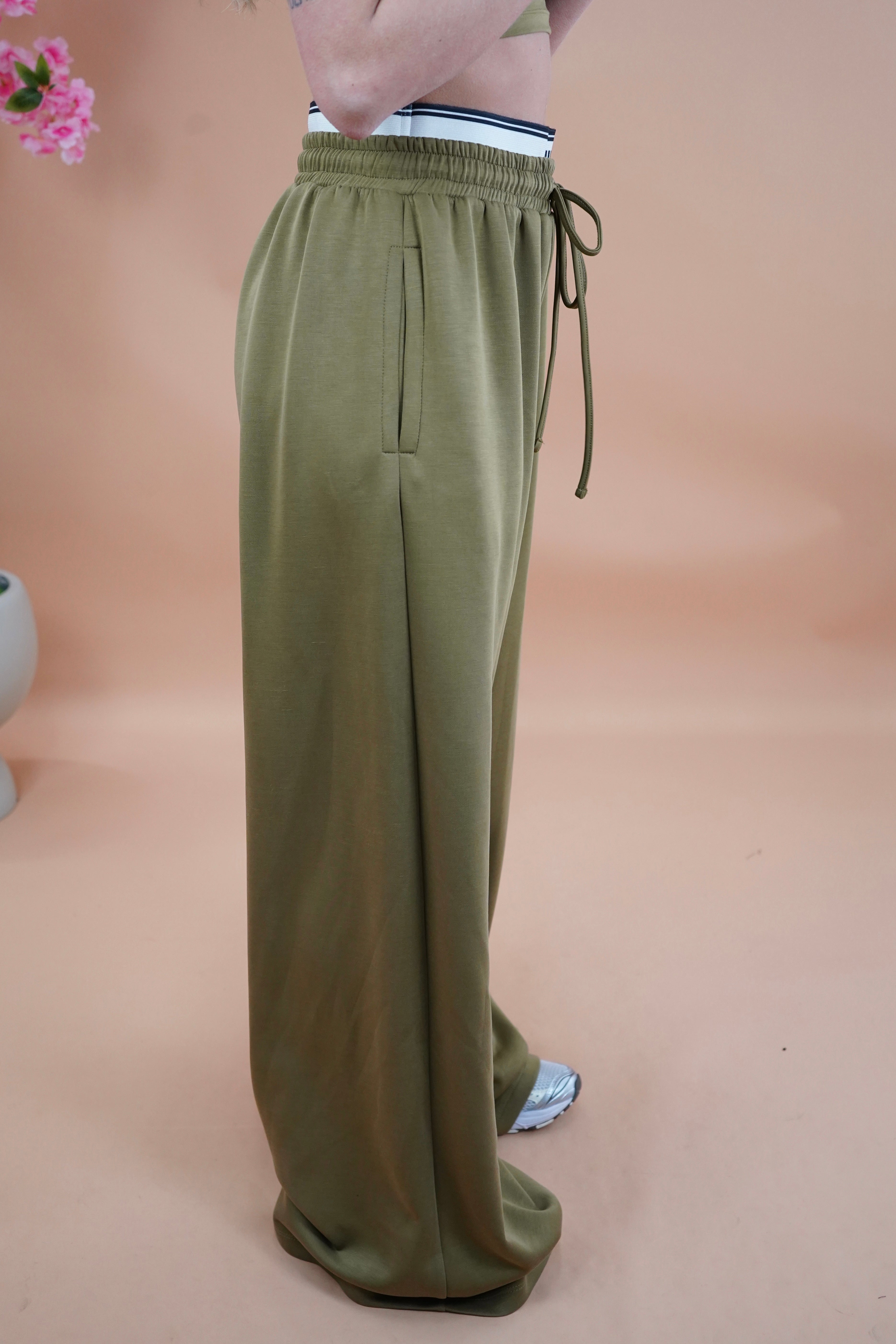PANTALONE TUTA LUMINA VERDE OLIVA