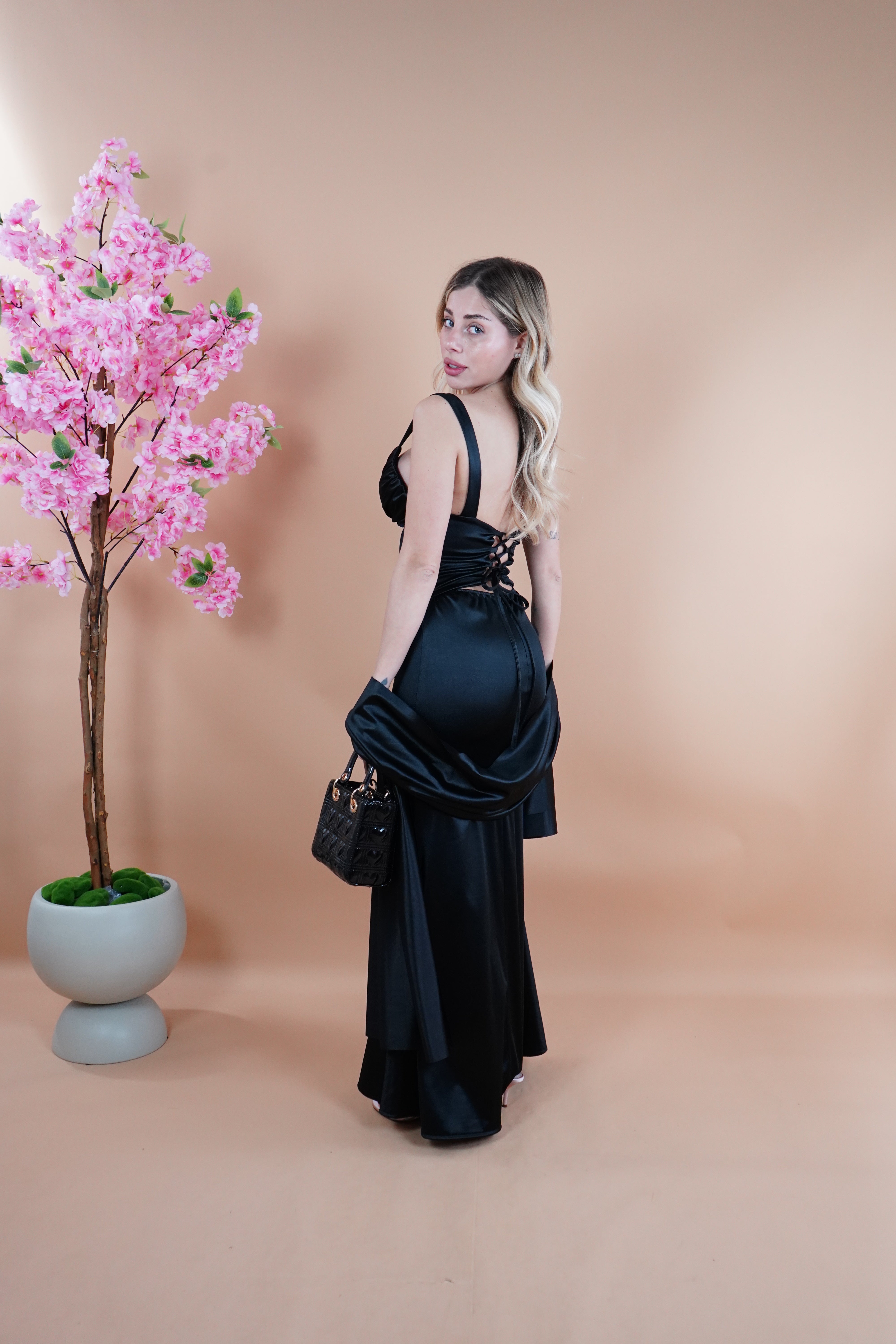 LONG DRESS SIRENA NERO
