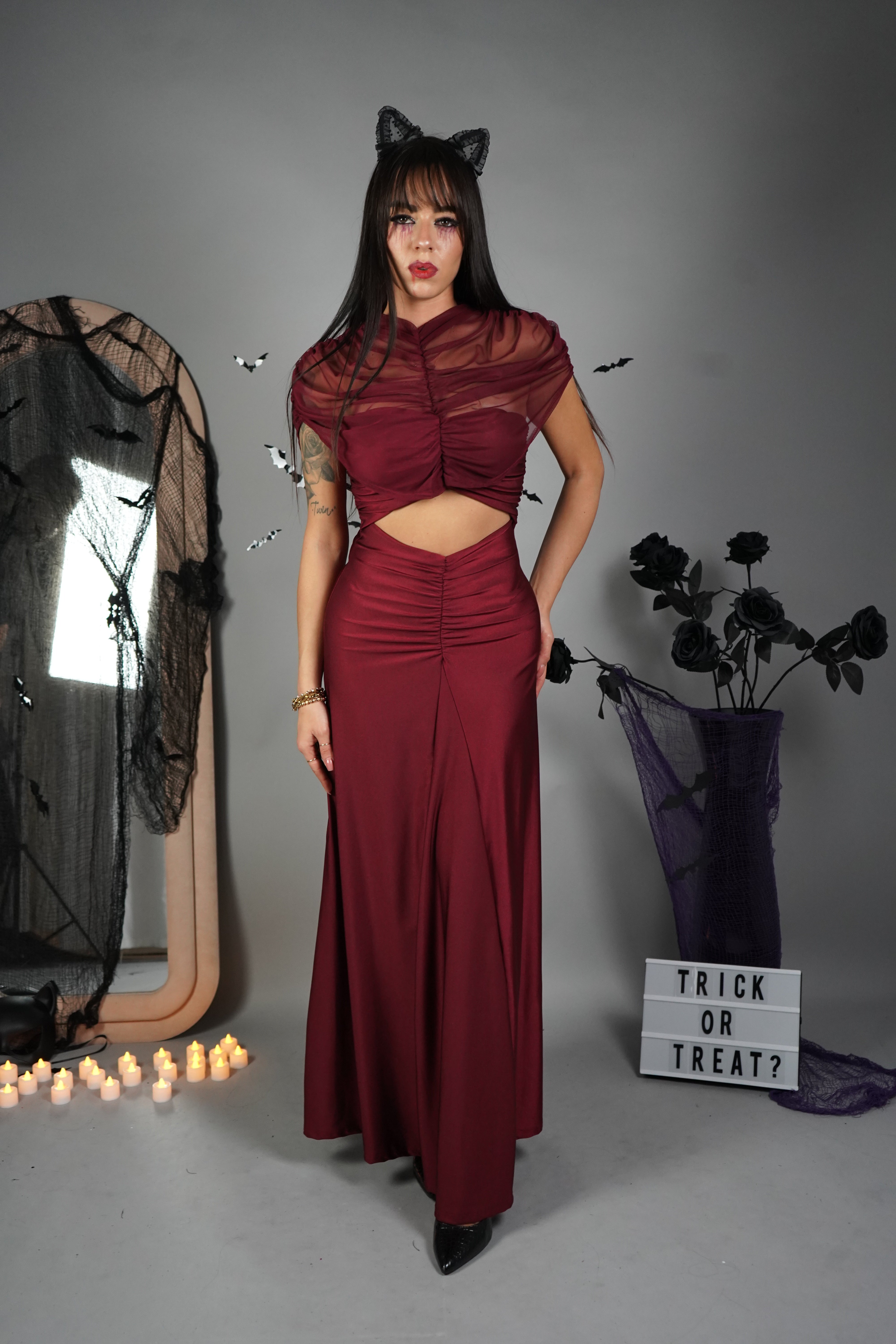 LONG DRESS MADAME BORDEAUX