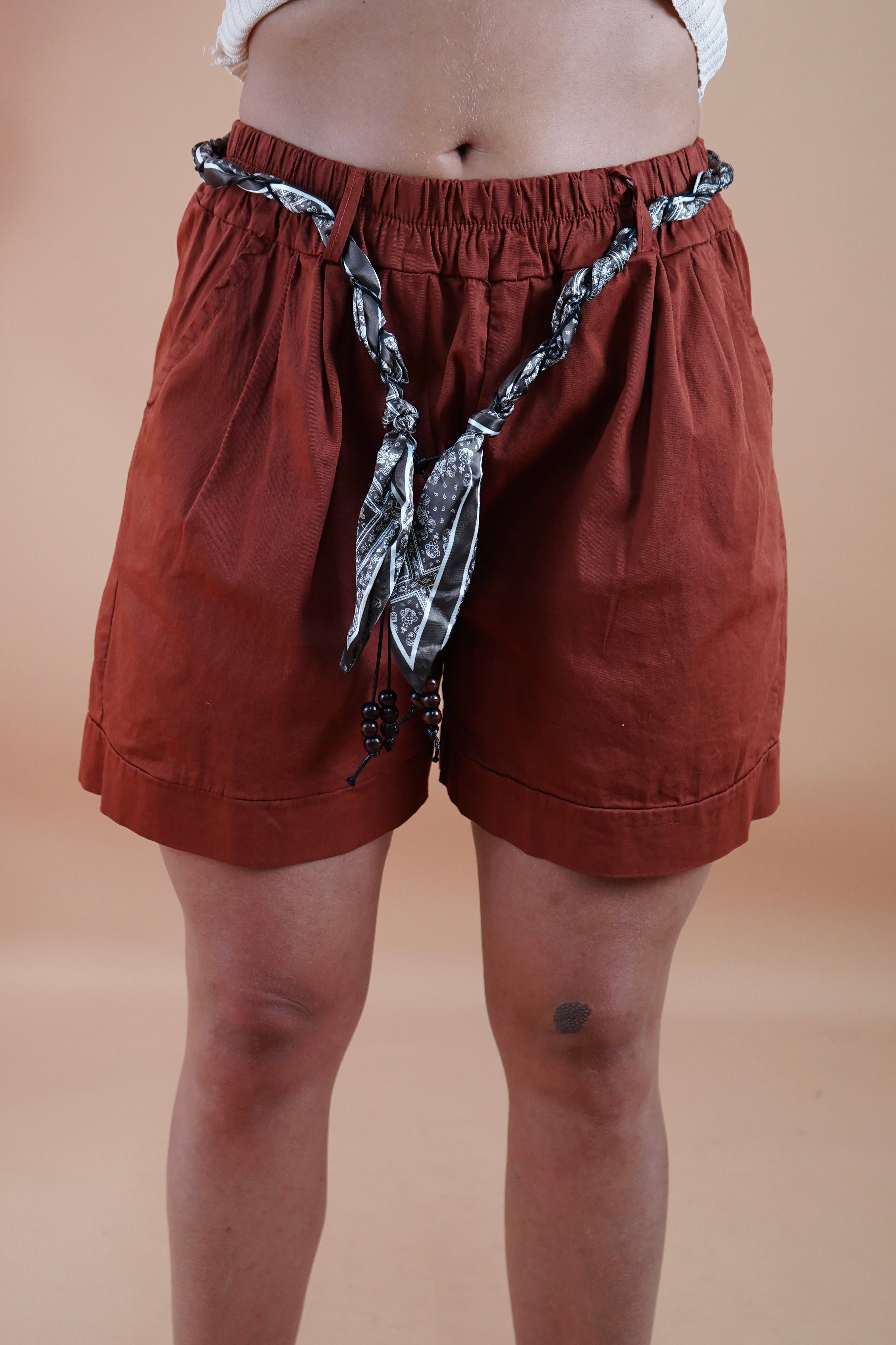 SHORTS BANDANA RUGGINE