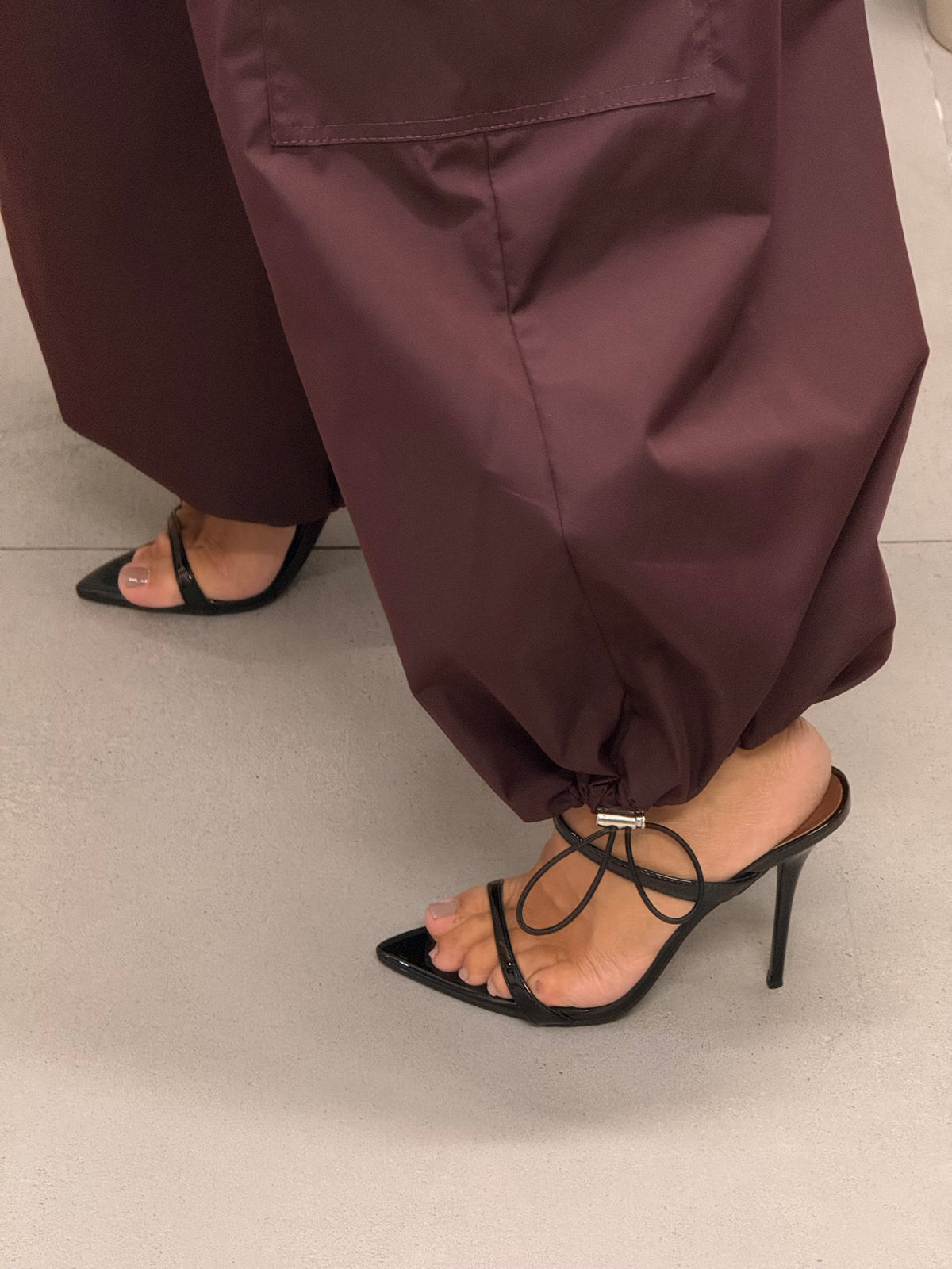 PANTALONE CARGO MELISSA BORDEAUX