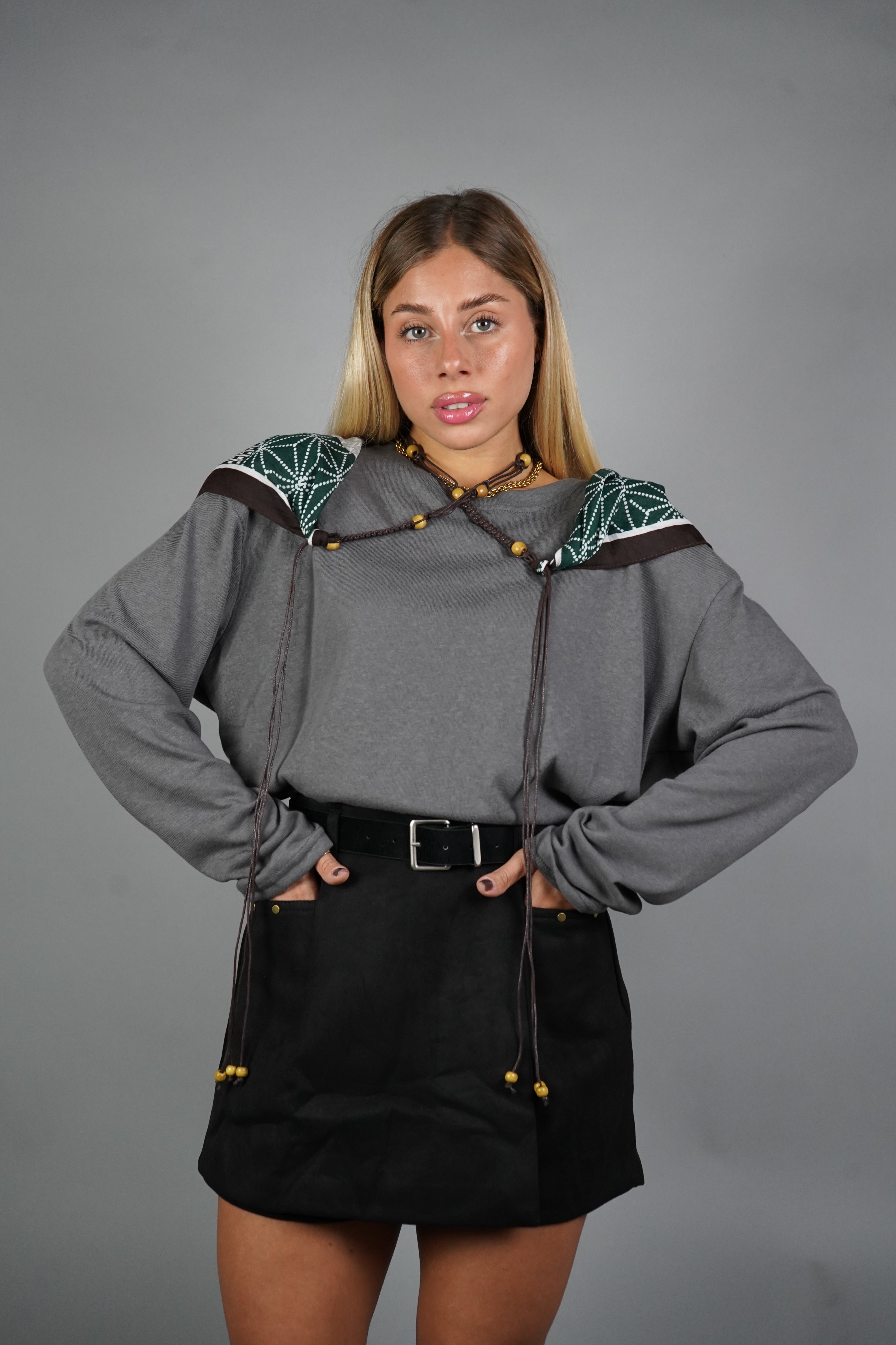 MAGLIA FOULARD GEOMETRICO