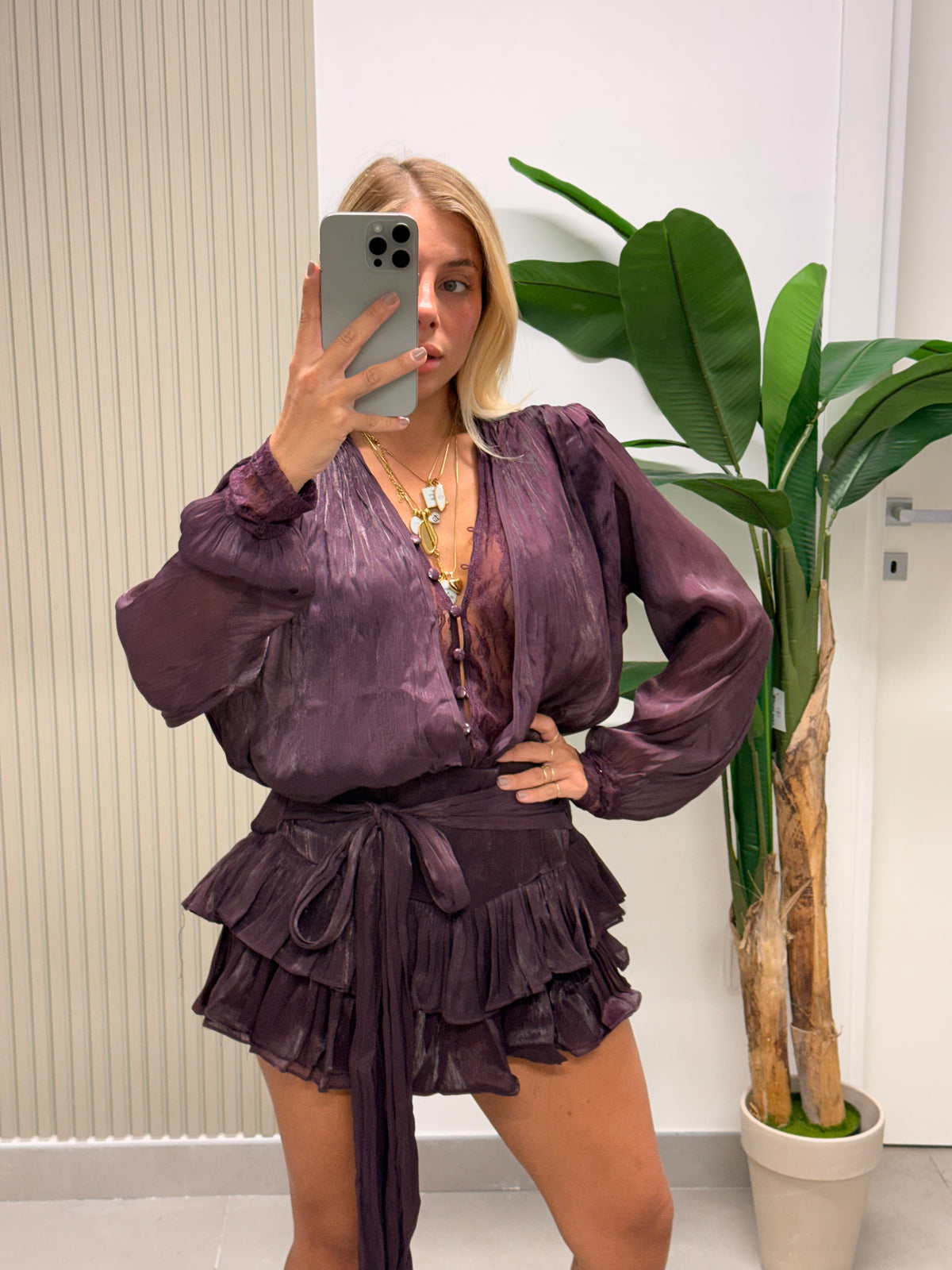 MINI DRESS ALICE PRUGNA