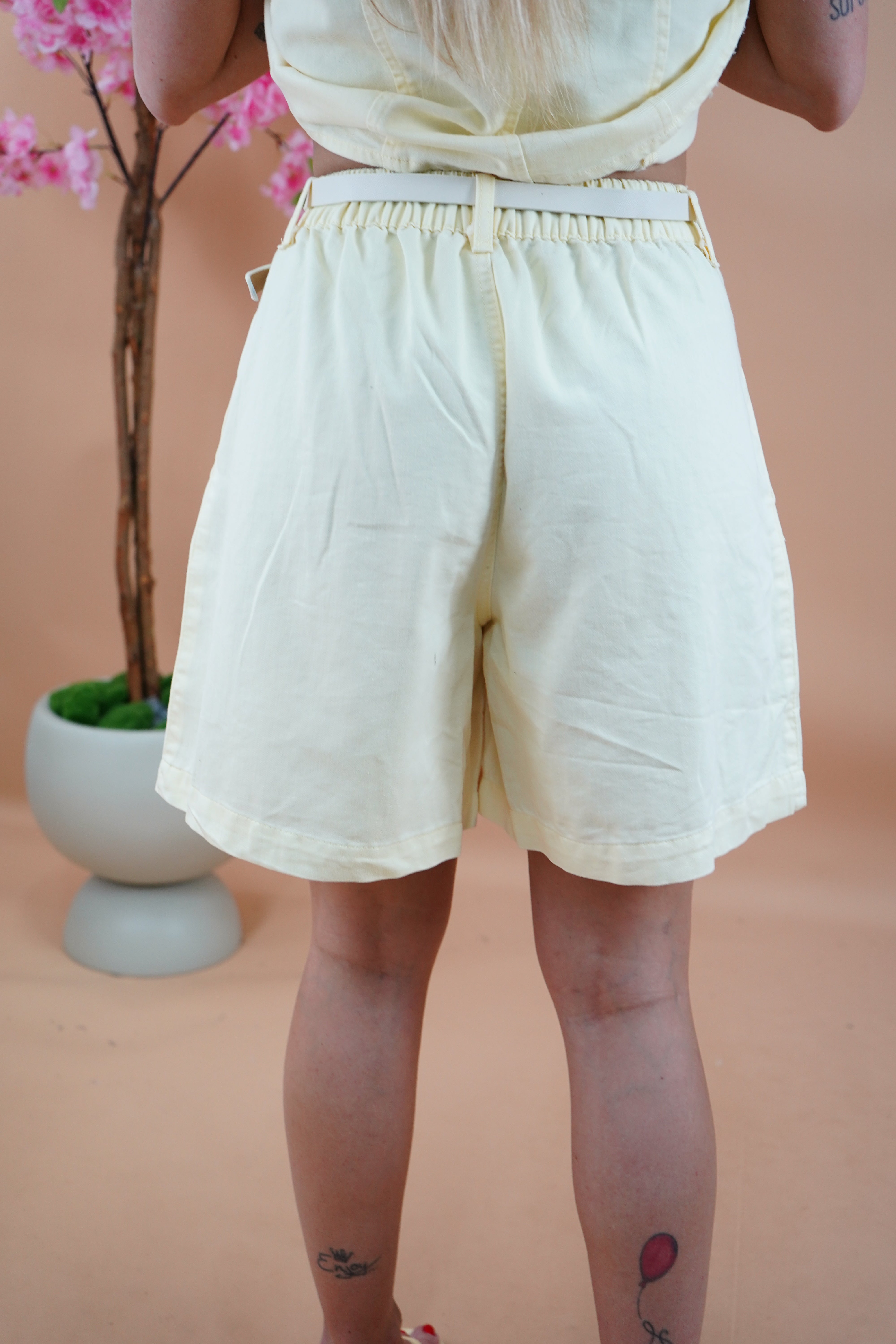 COORDINATO ANNA DENIM GIALLO