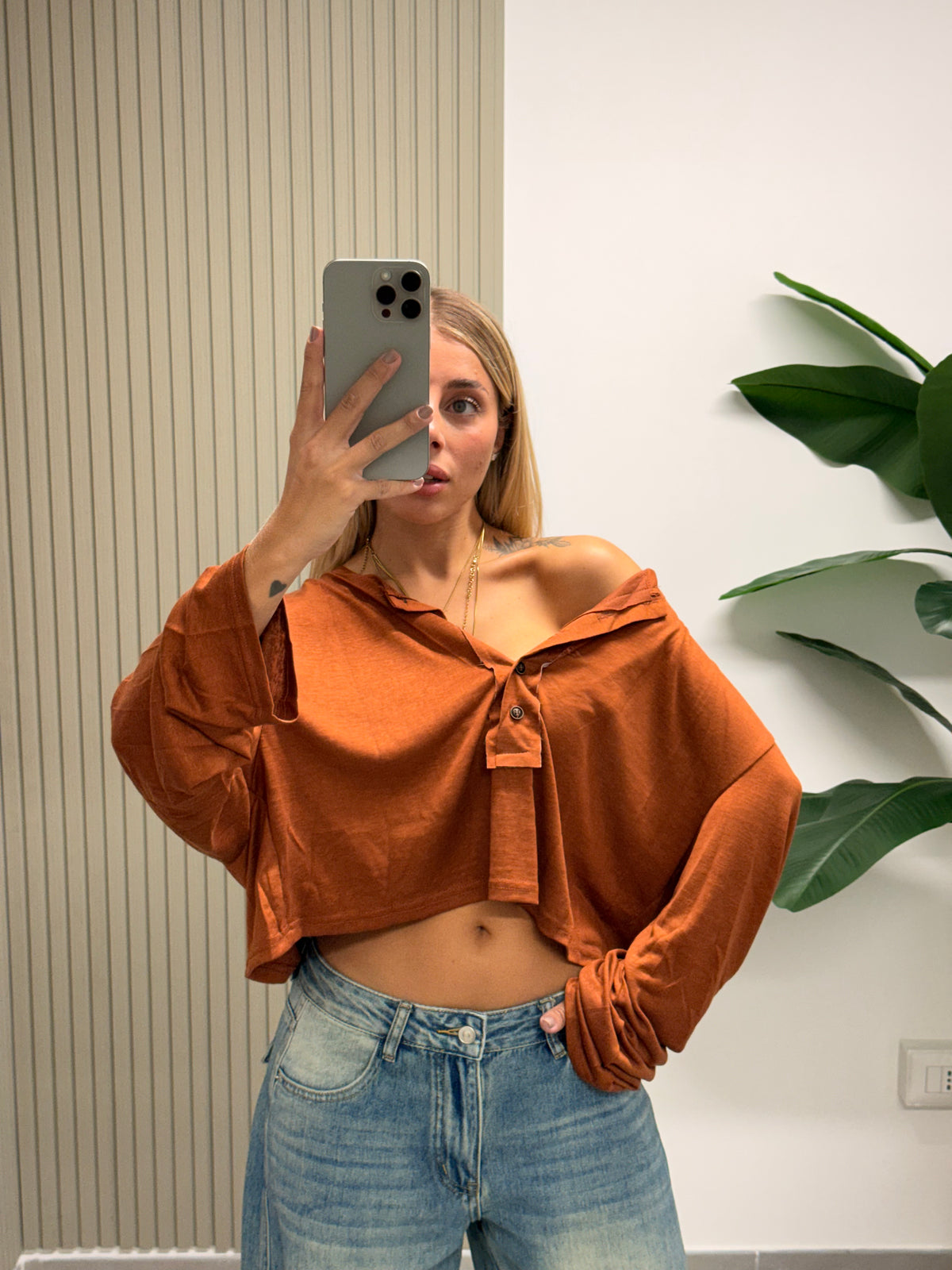T-SHIRT CROP GIRLFRIEND COCCIO