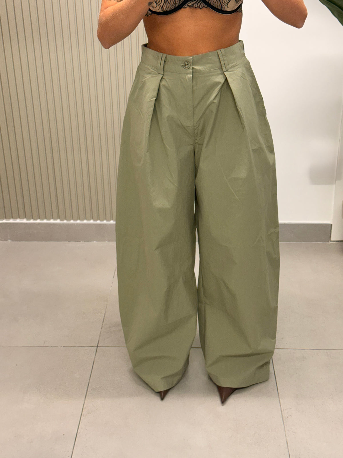 PANTALONE GIADA VERDE