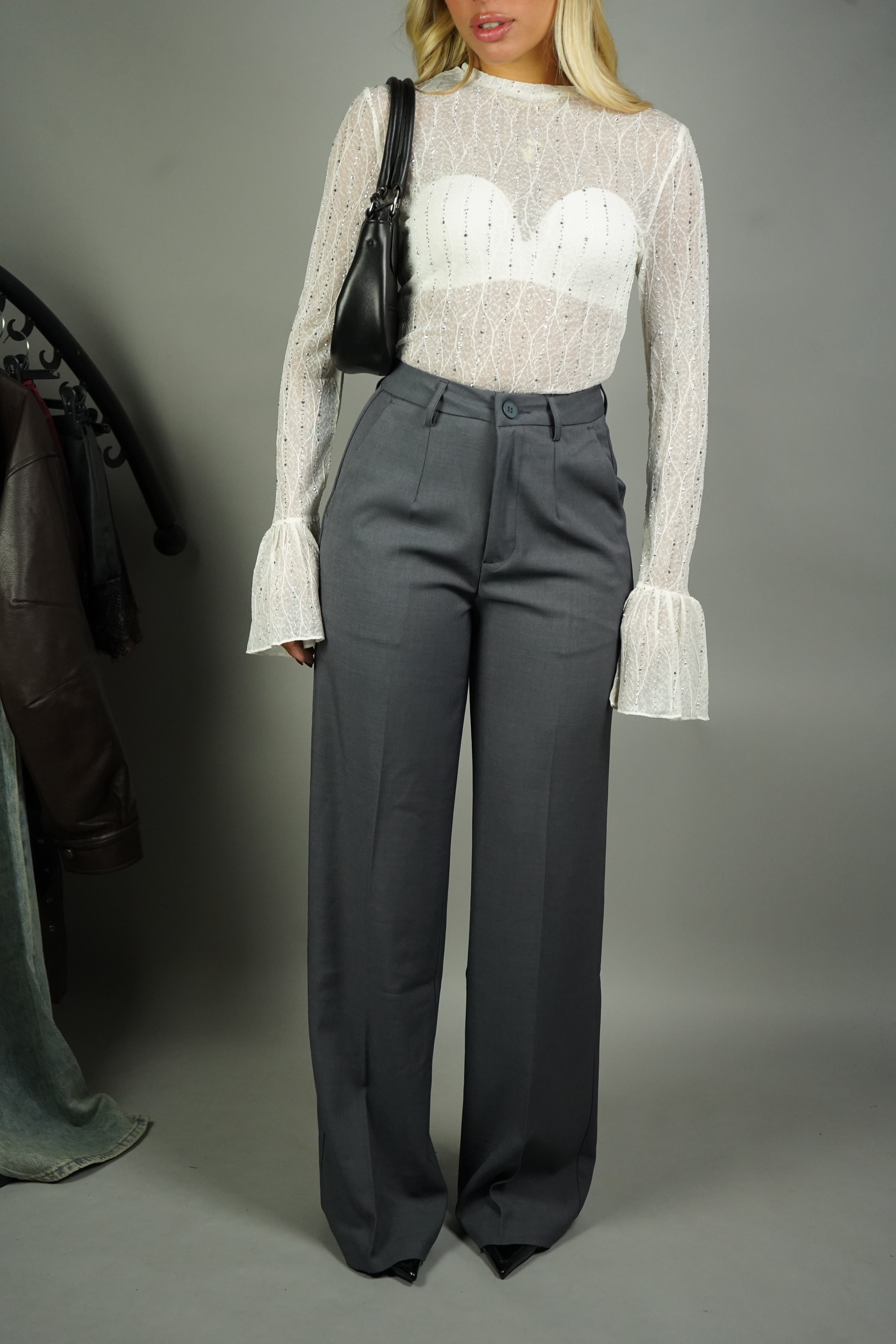 PANTALONE OFFICE GRIGIO