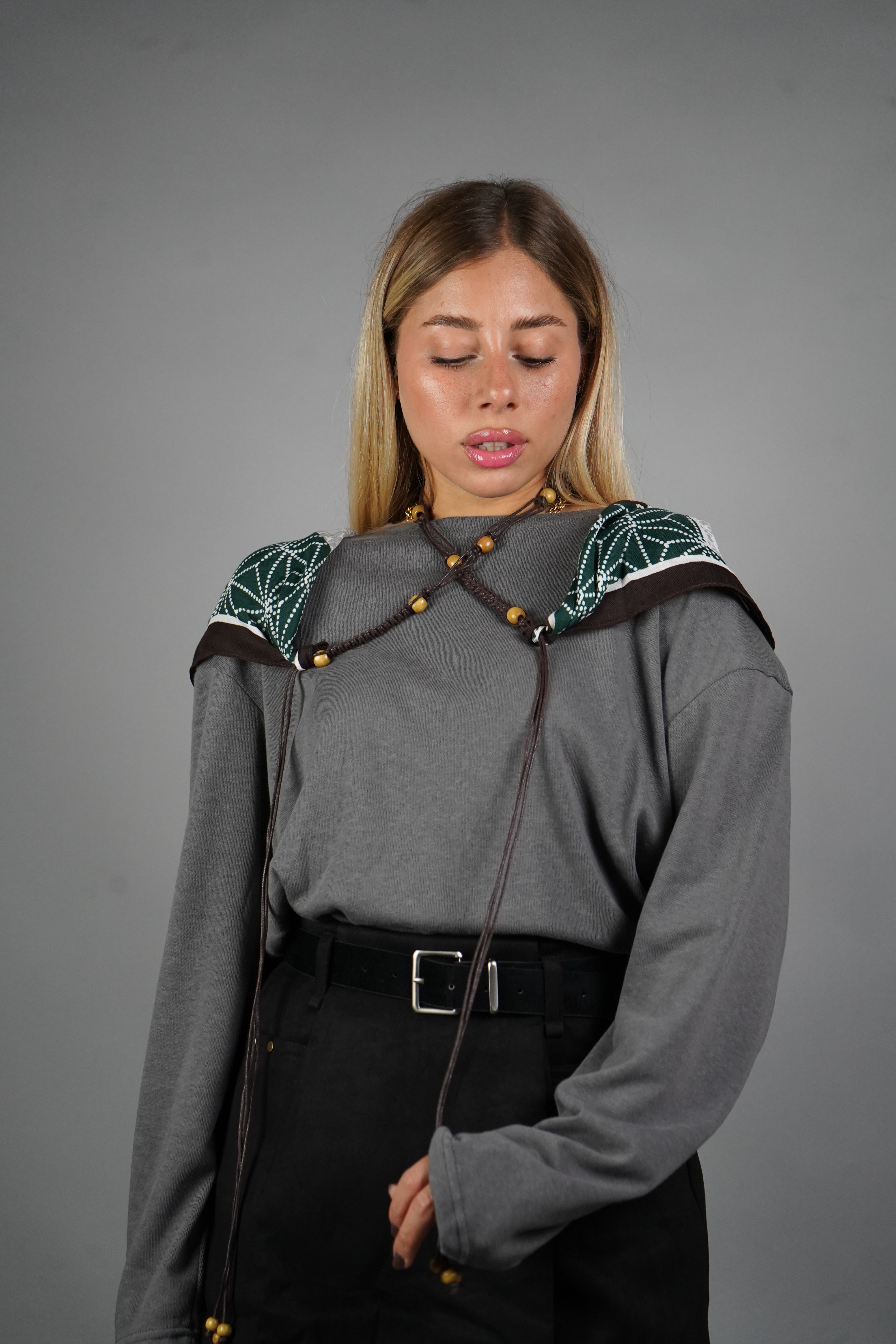 MAGLIA FOULARD GEOMETRICO