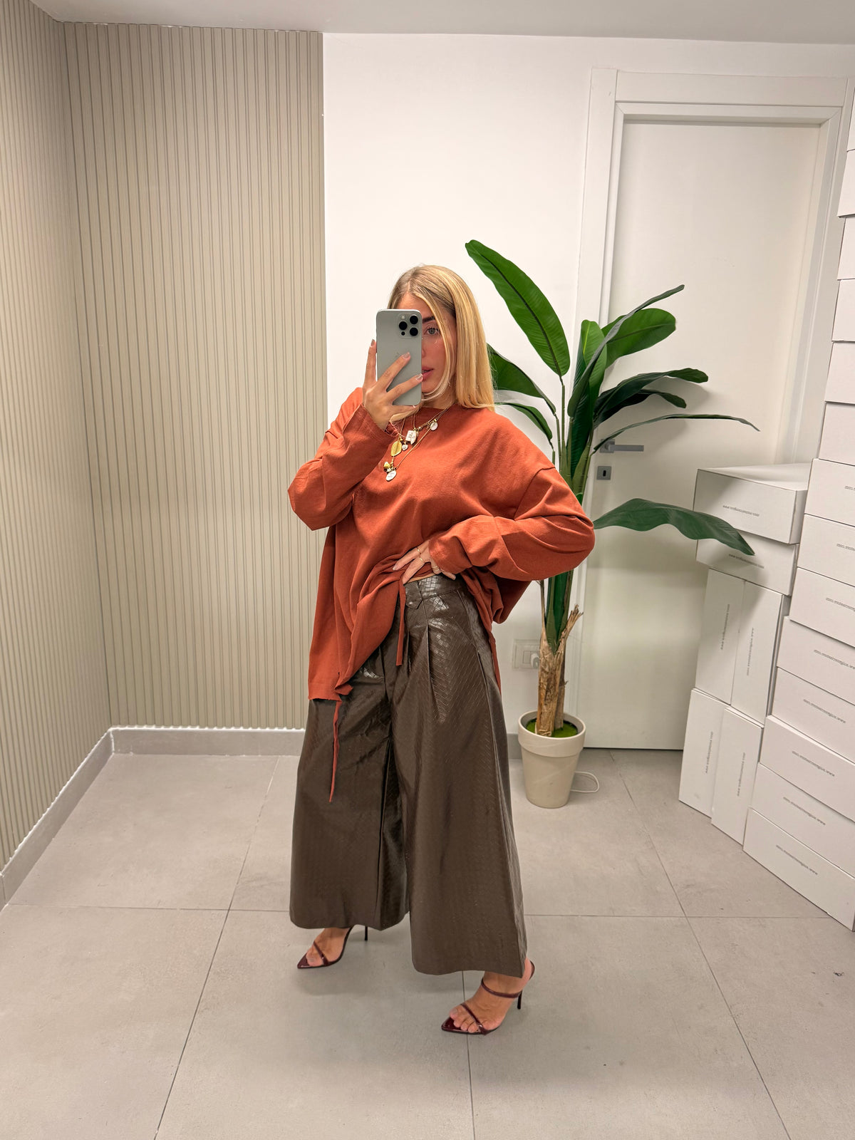 BERMUDA BOTTGA MARRONE
