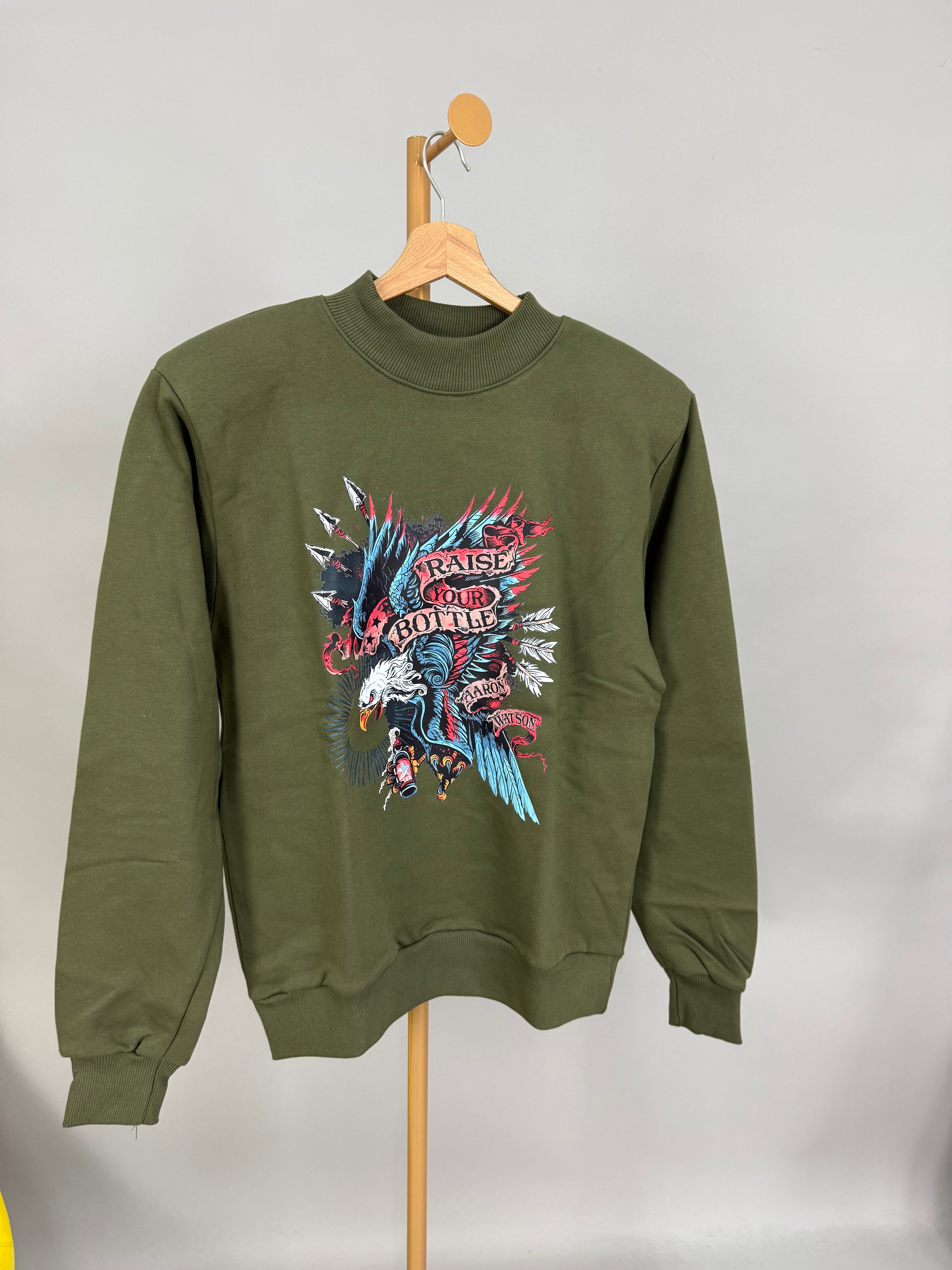 FELPA BAROK&ROLL SPALLINA ACQUILA VERDE