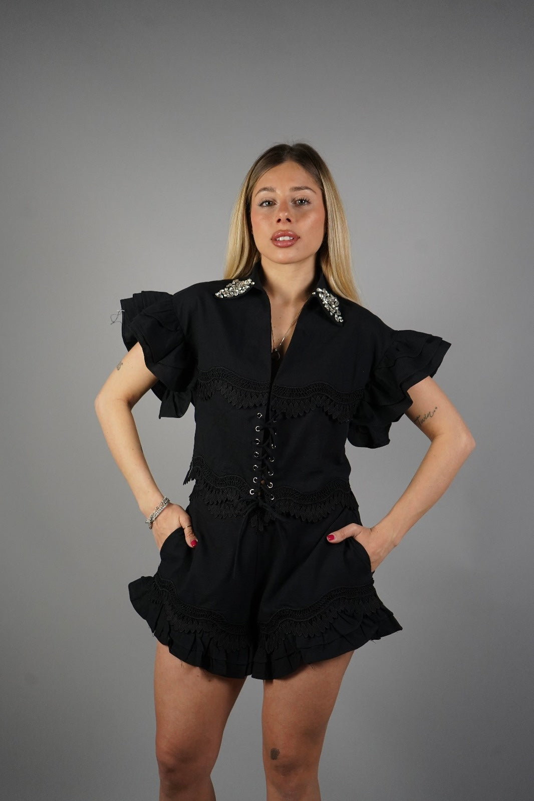 COORDINATO MARIKA NERO