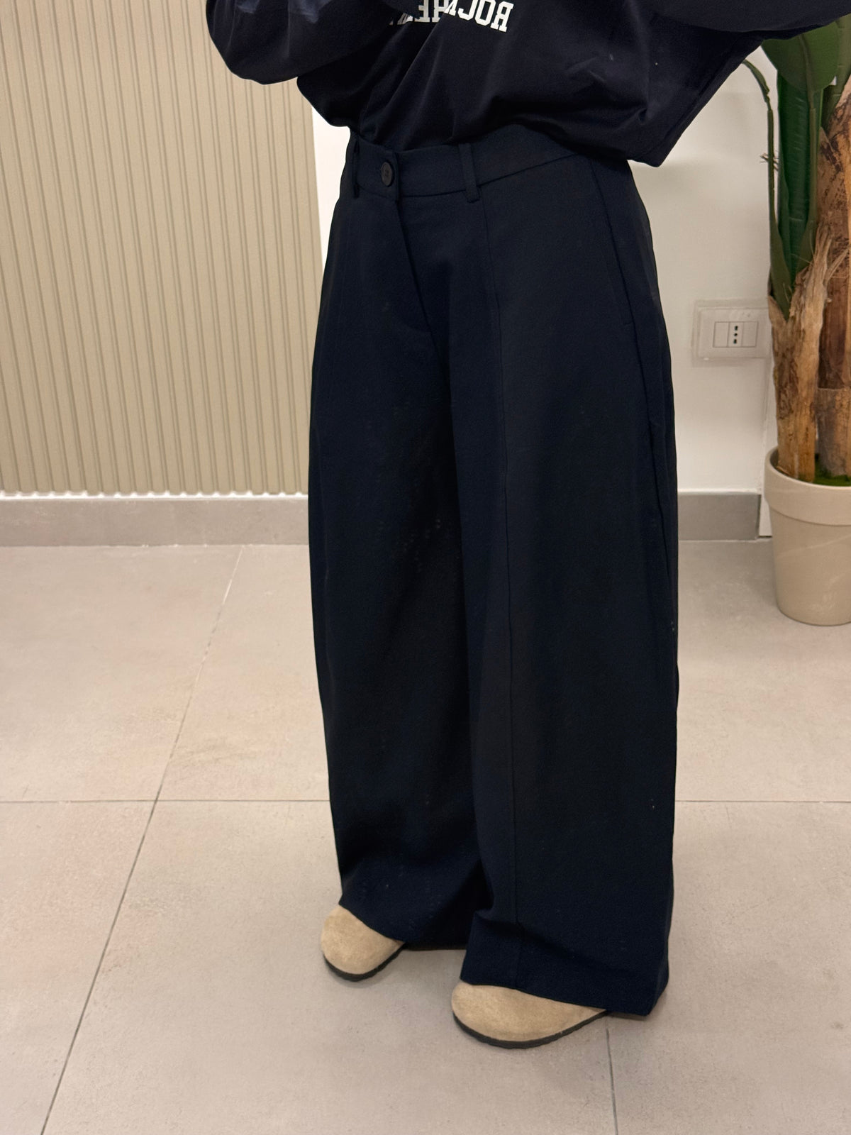 PANTALONE BARRELL BLU