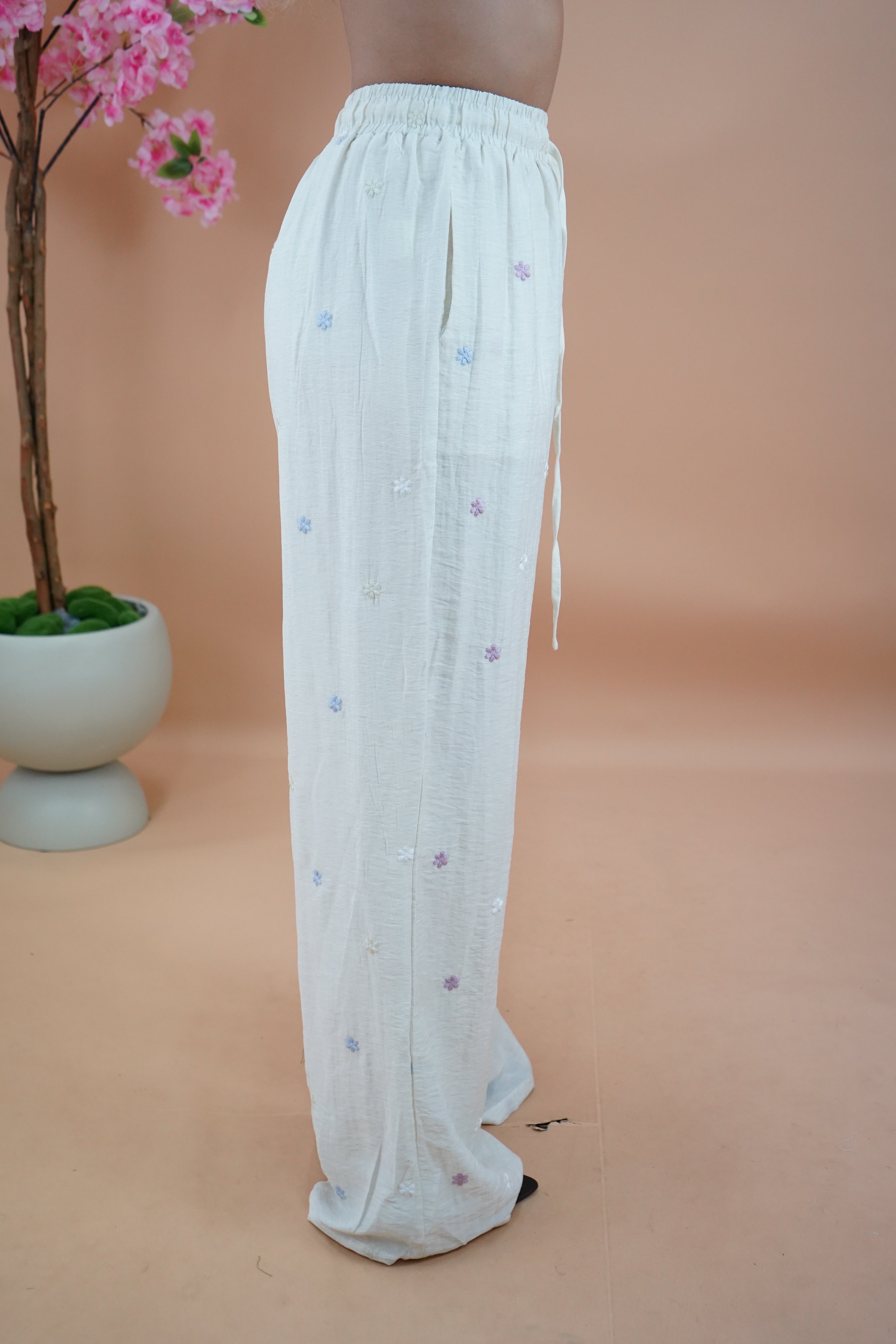 PANTALONE FANTASY FIORI LILLA