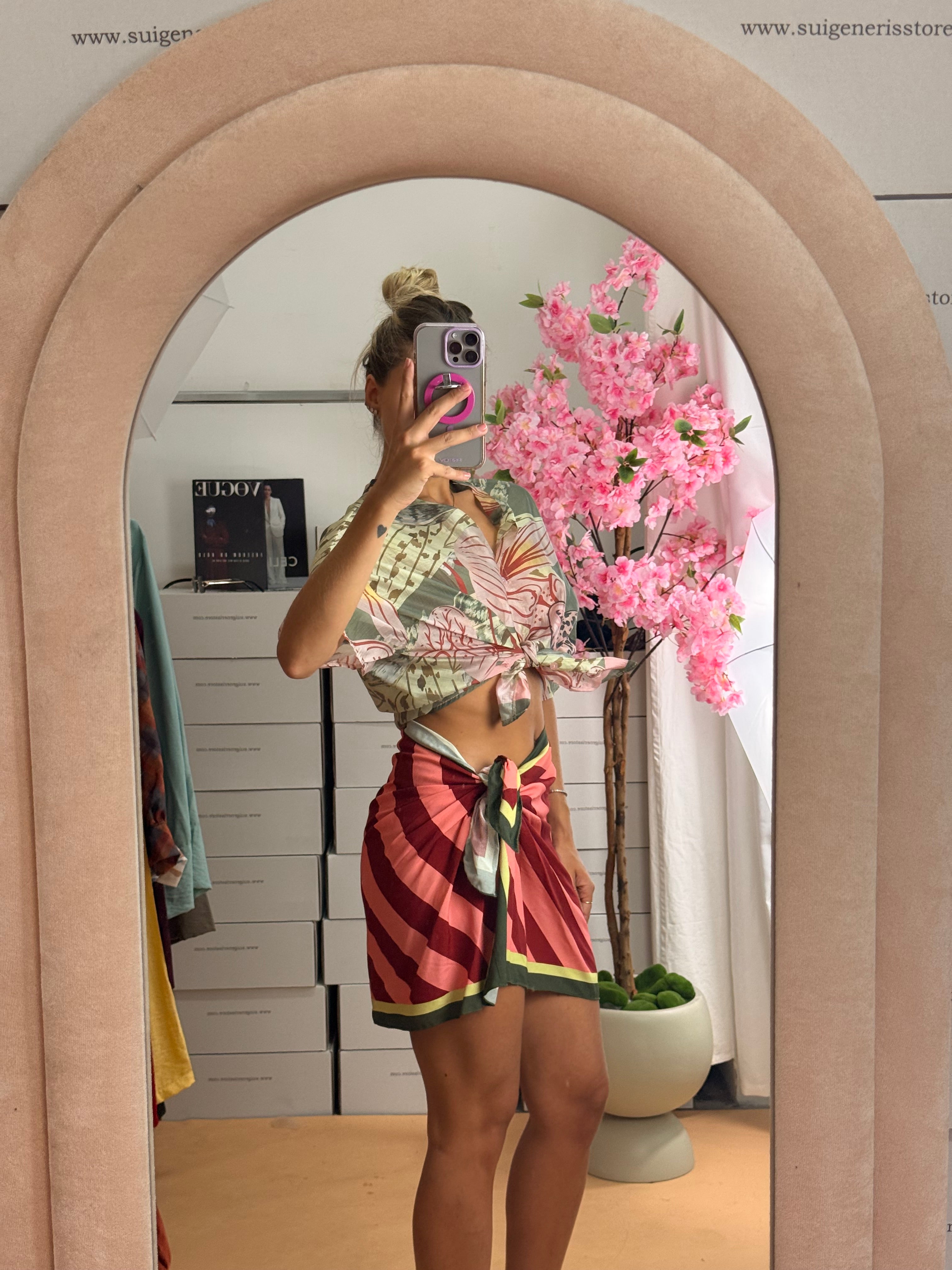 COORDINATO PALMA FRAGOLA