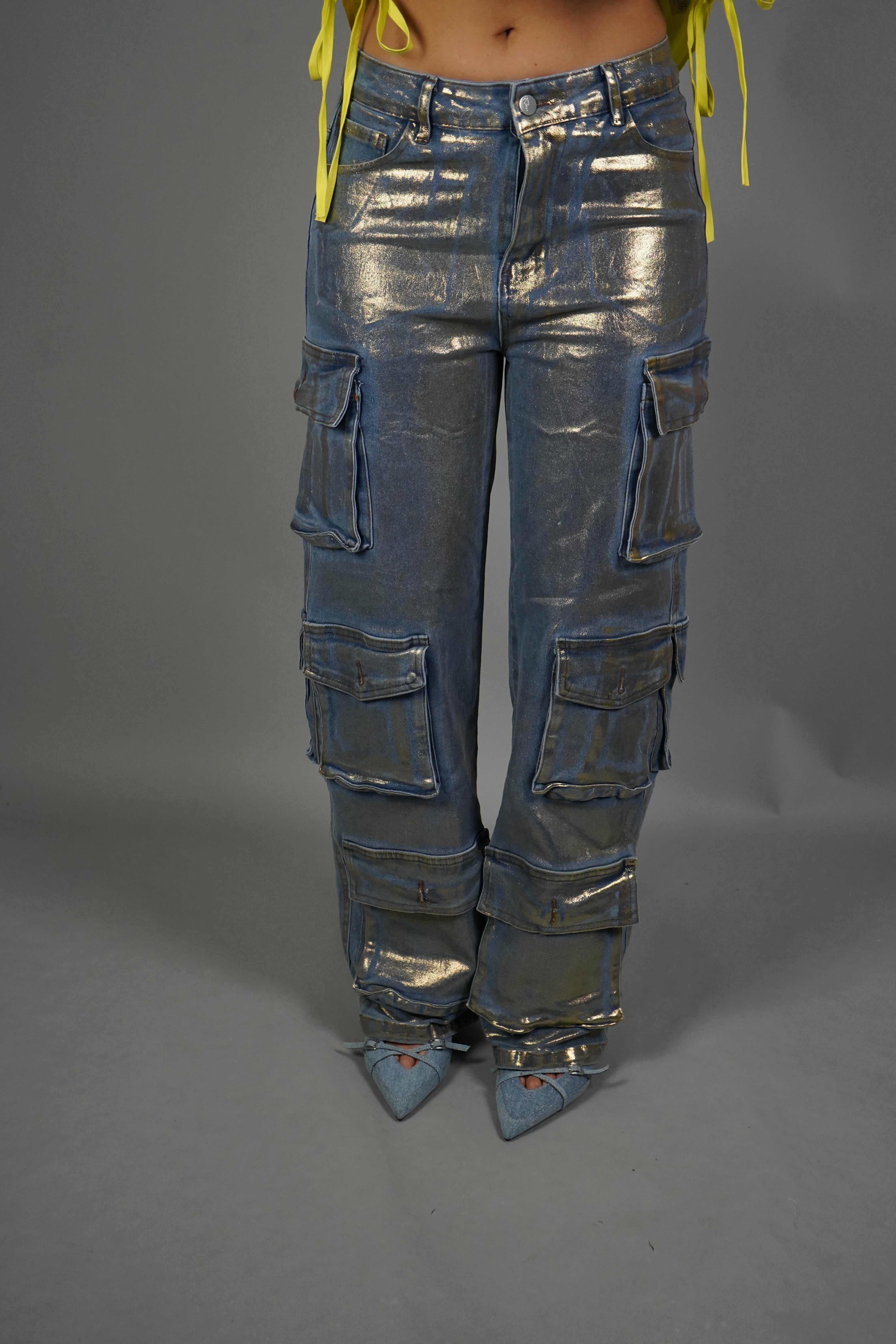 JEANS CARGO GOLDEN