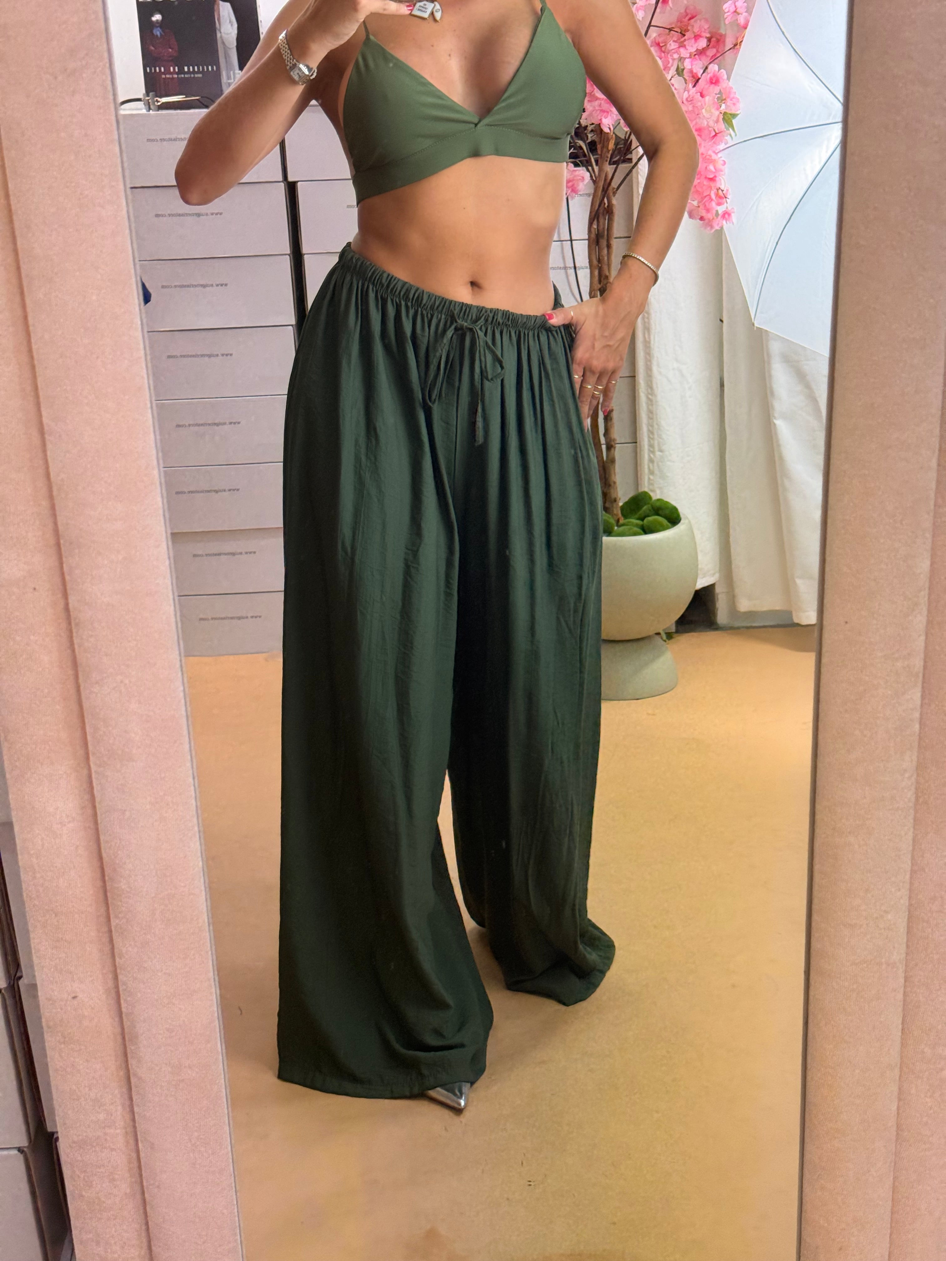 PANTALONE SOFT VERDE
