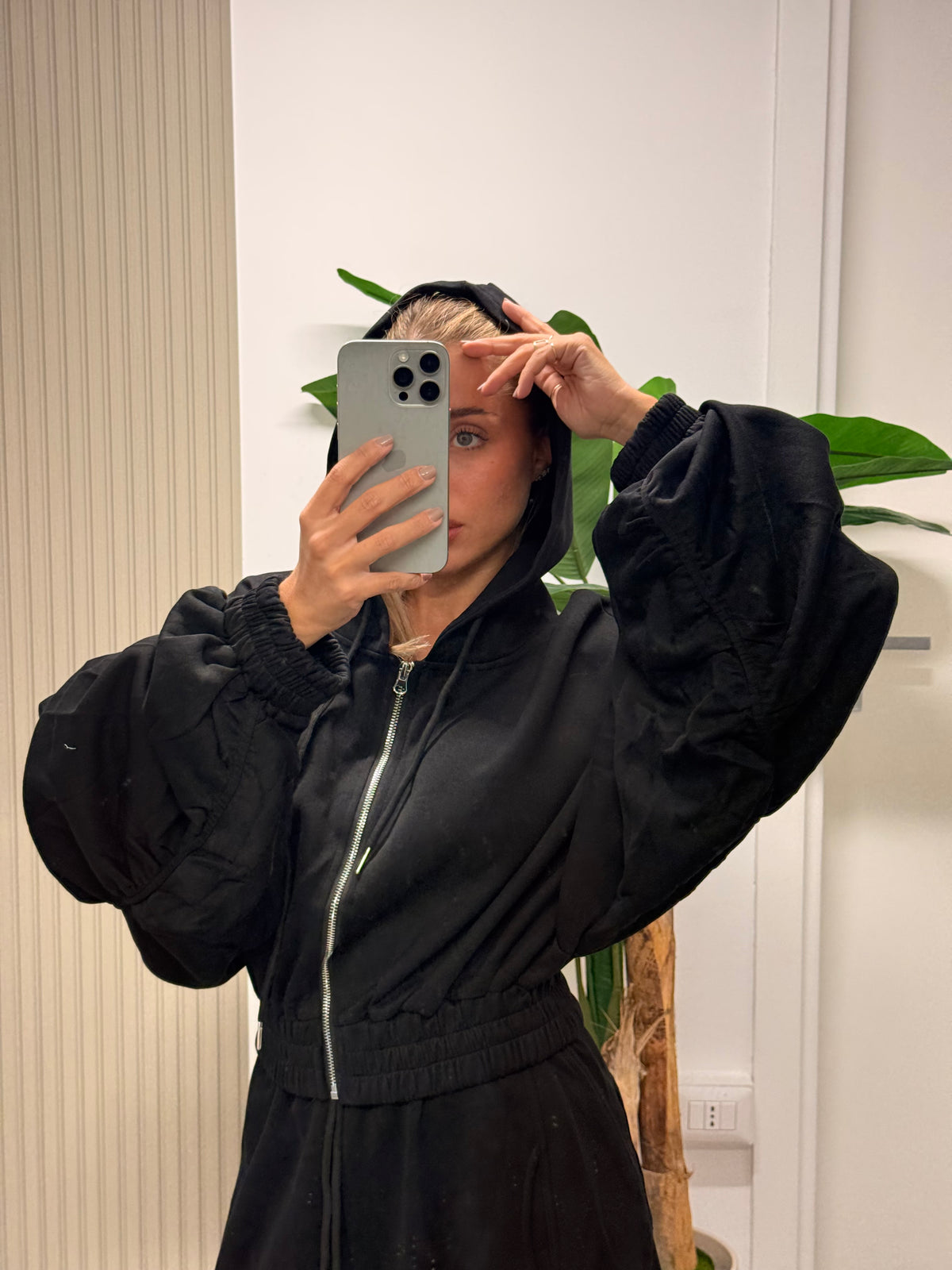 COORDINATO TUTA GRAZIA NERO