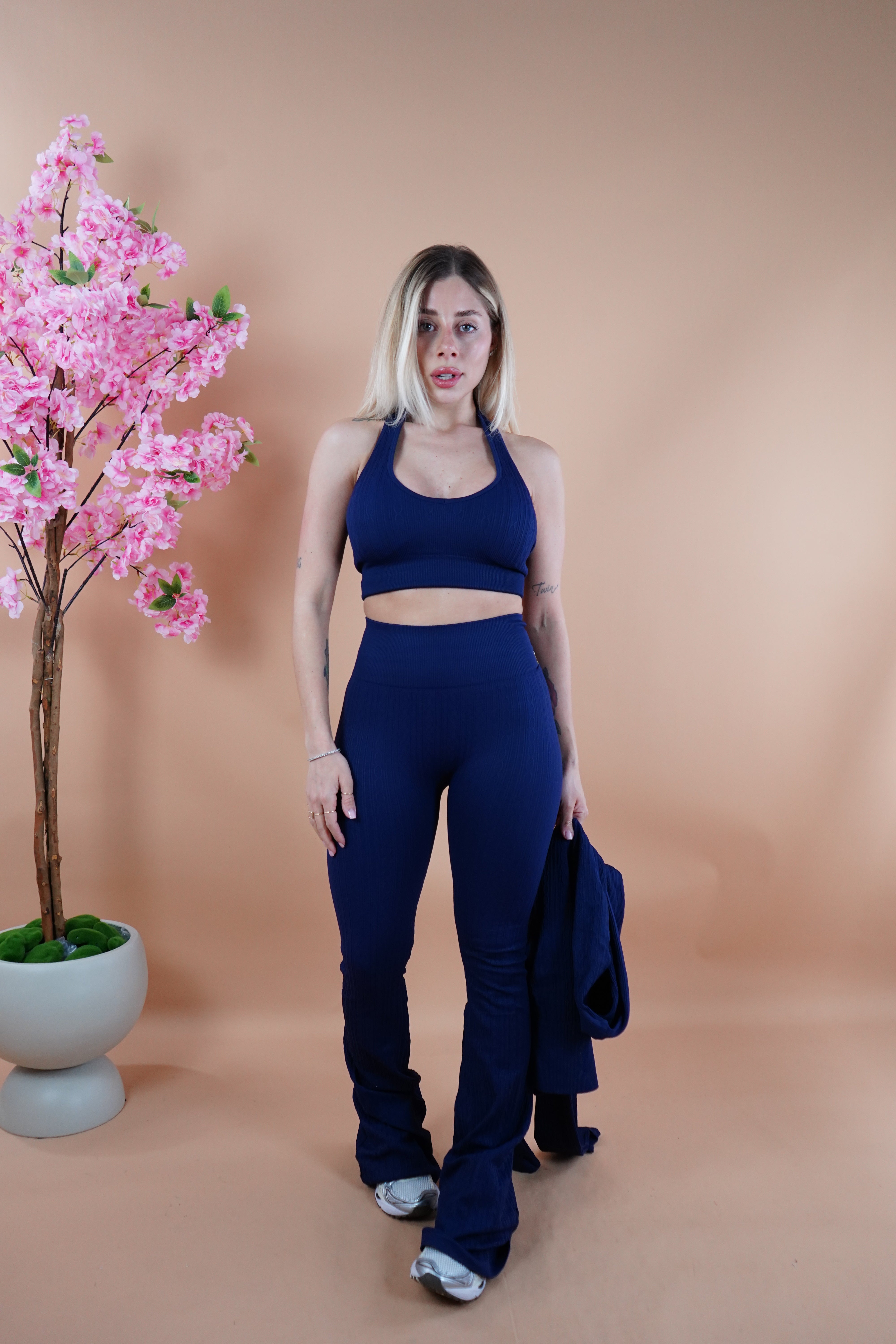 COORDINATO GYM PAOLA BLU SCURO