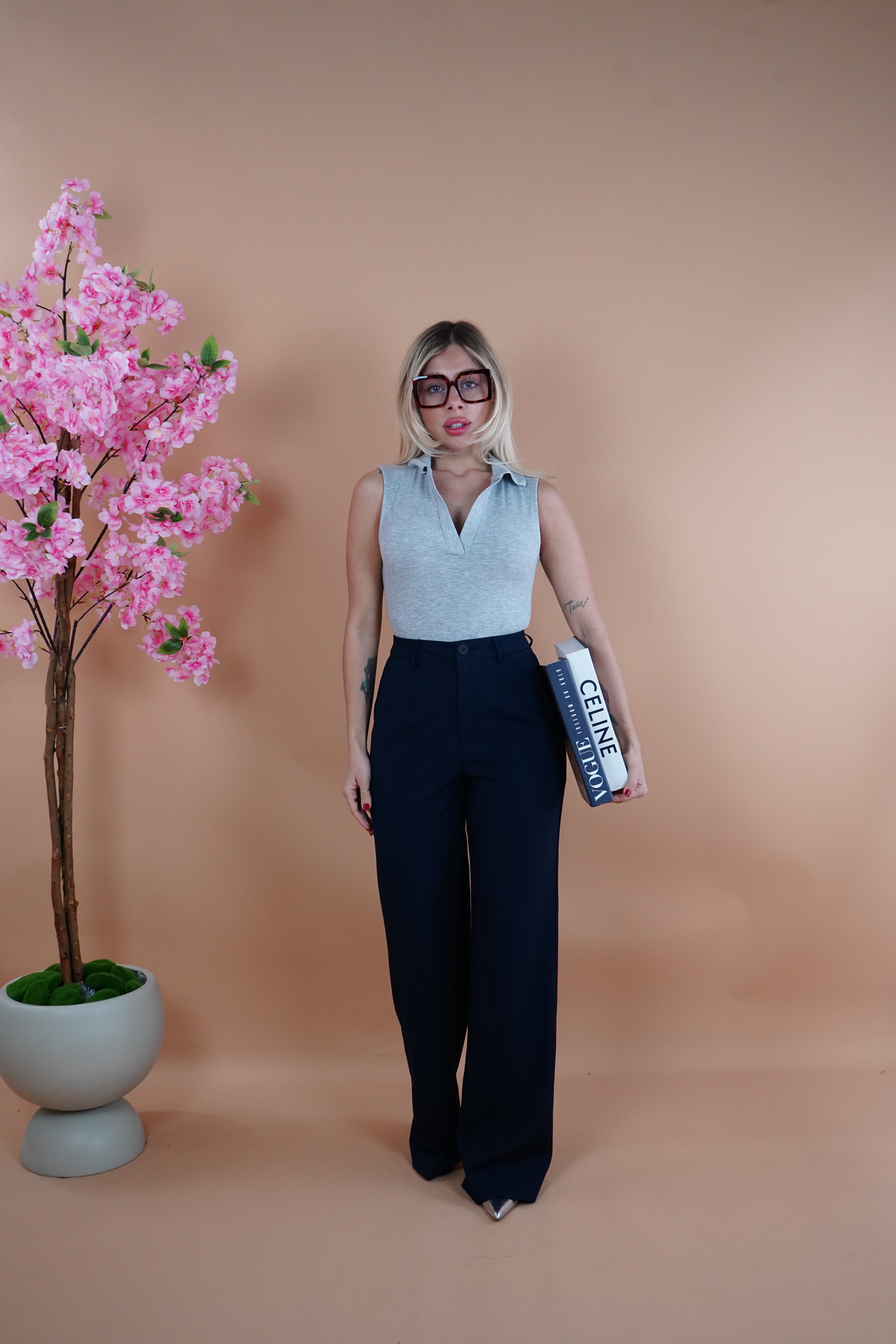 PANTALONE OFFICE BLU