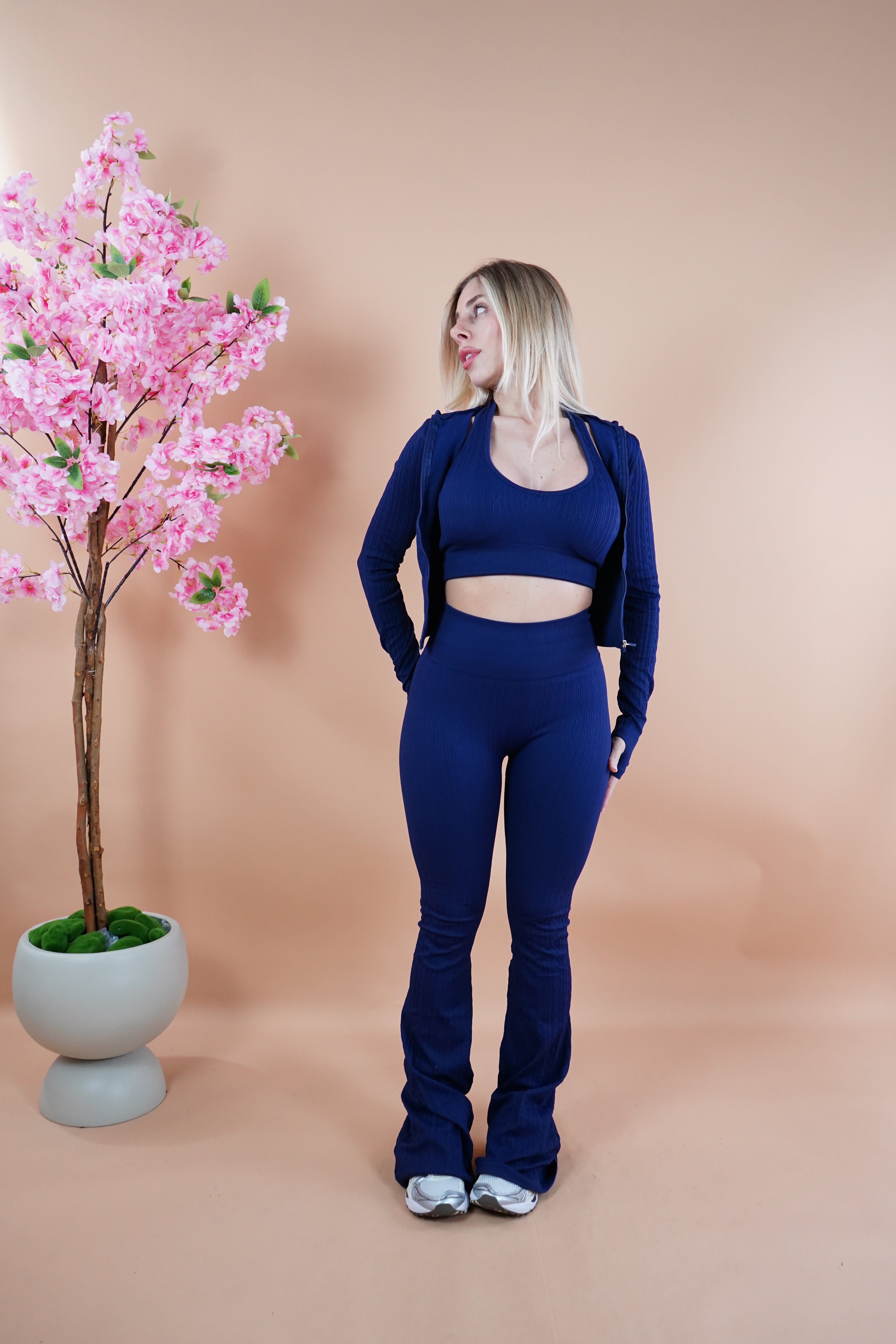 COORDINATO GYM PAOLA BLU SCURO
